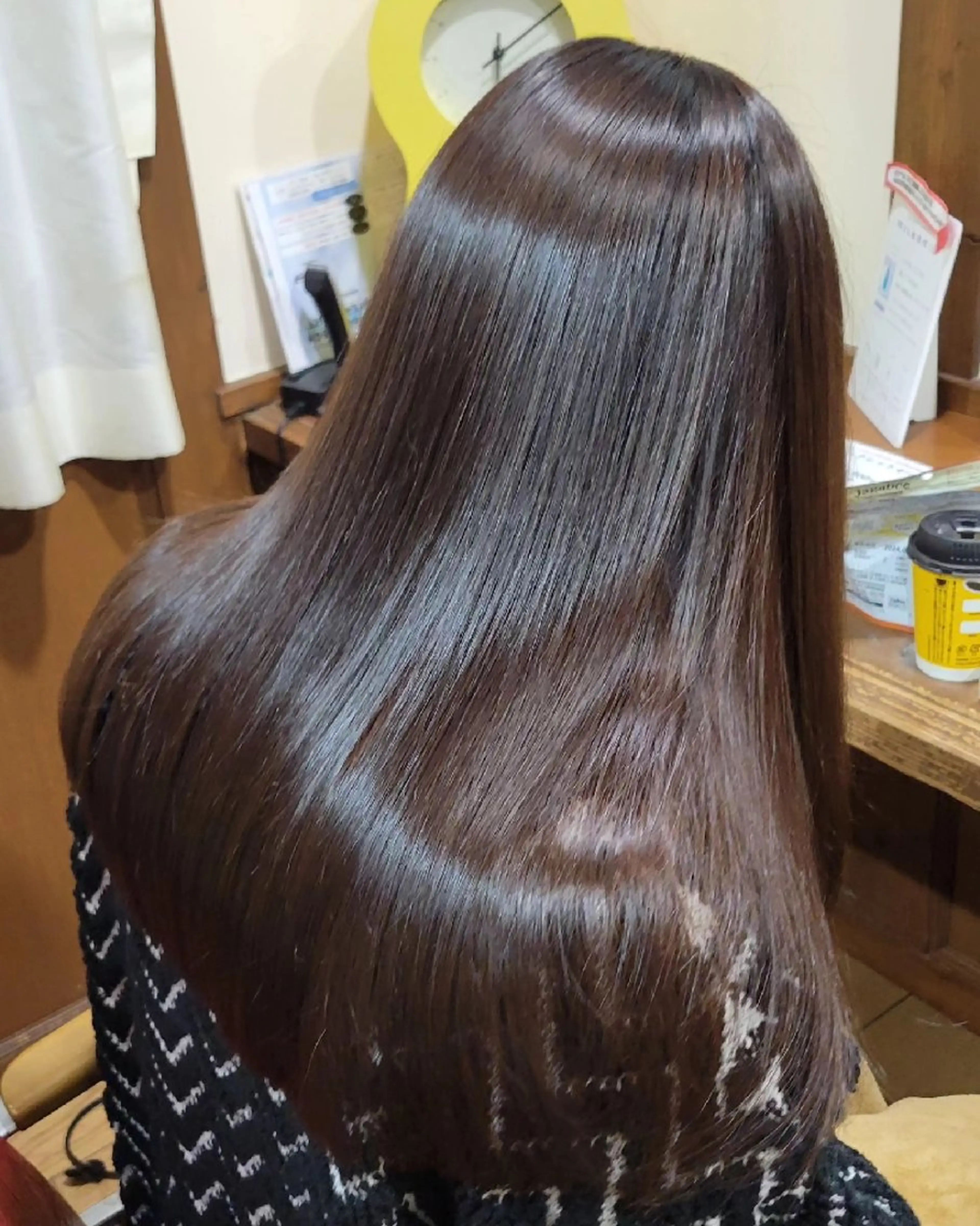 ロング カラー トリートメント 酸熱トリートメント 👓中田 大輝👓のヘアスタイル