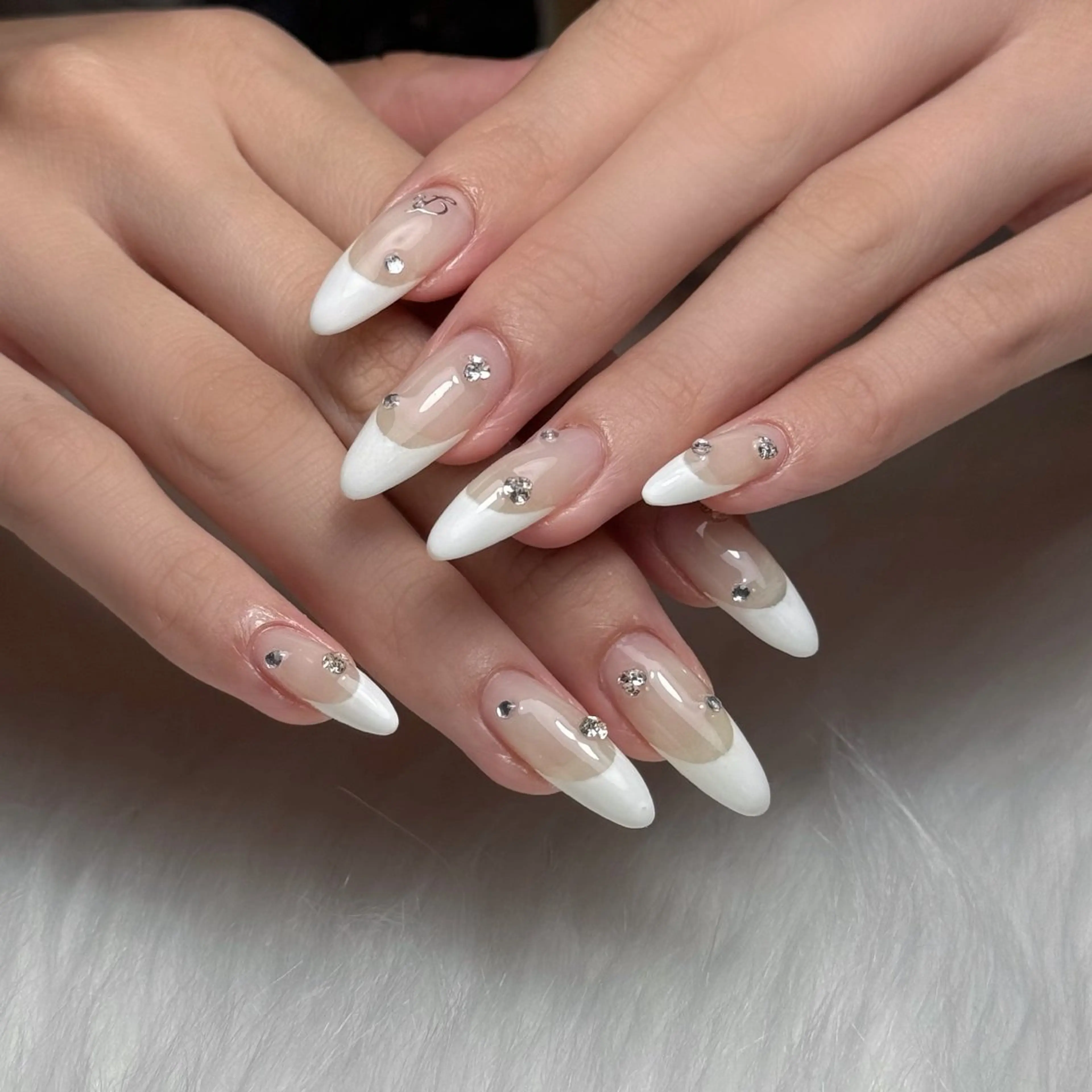 ネイル フレンチネイル 韓国ネイル オフィスネイル シンプルネイル ワンホンネイル nailsalon ChuColaのネイルデザイン