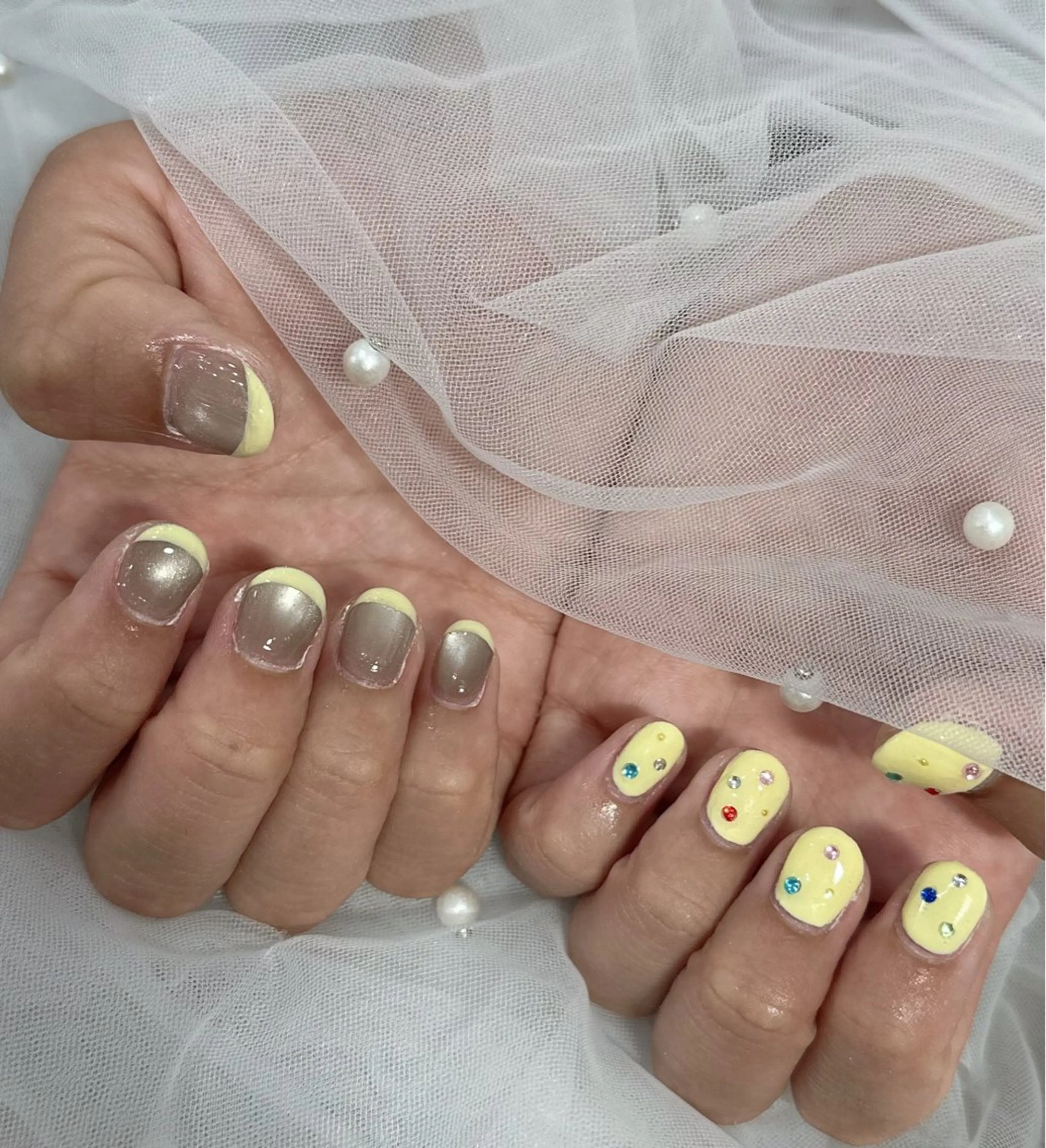 ネイル ハンドネイル フットネイル LAVISH nanamiのネイルデザイン