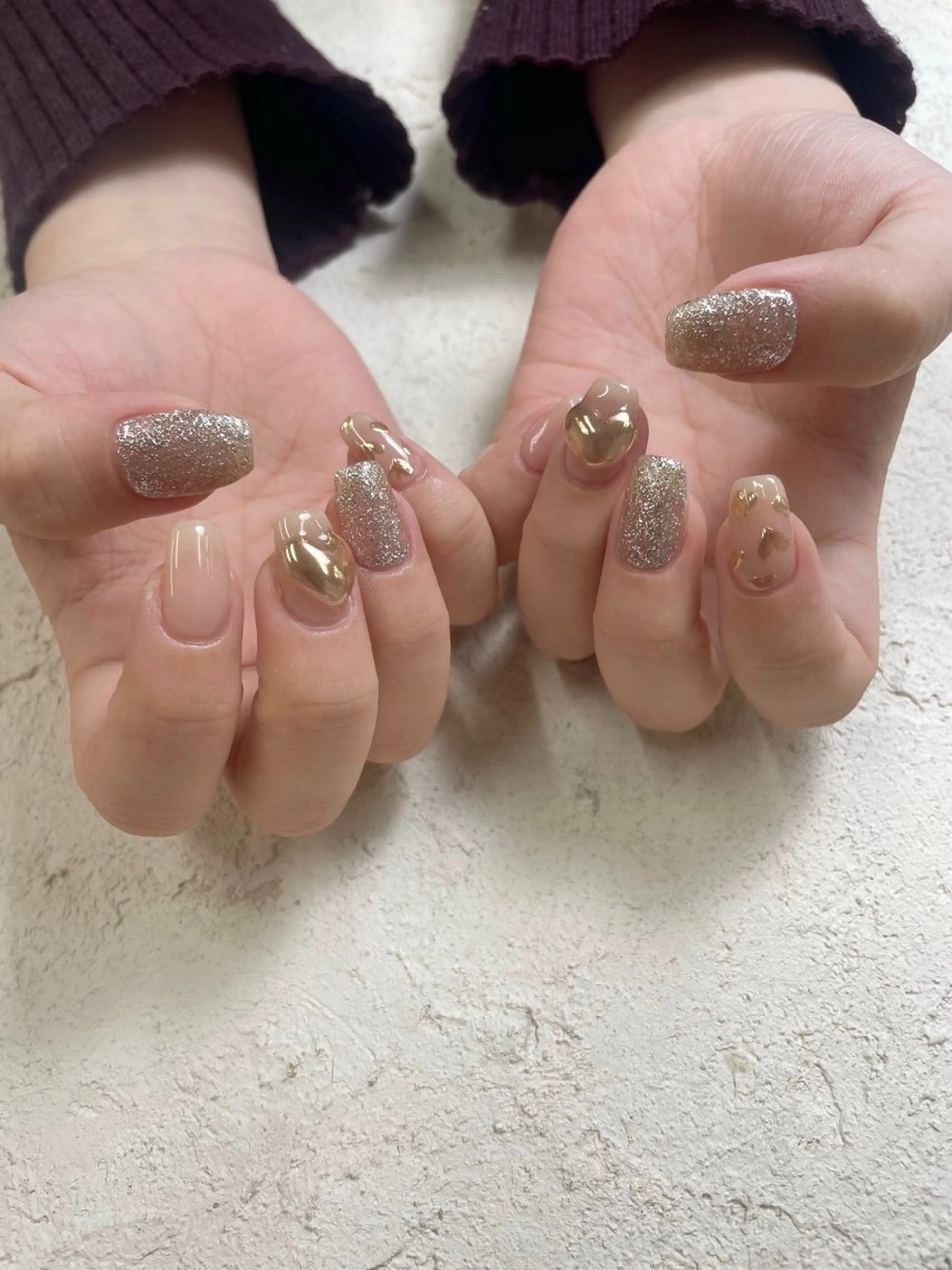 ネイル ハンドネイル nuás ニュアーズ  miaのネイルデザイン