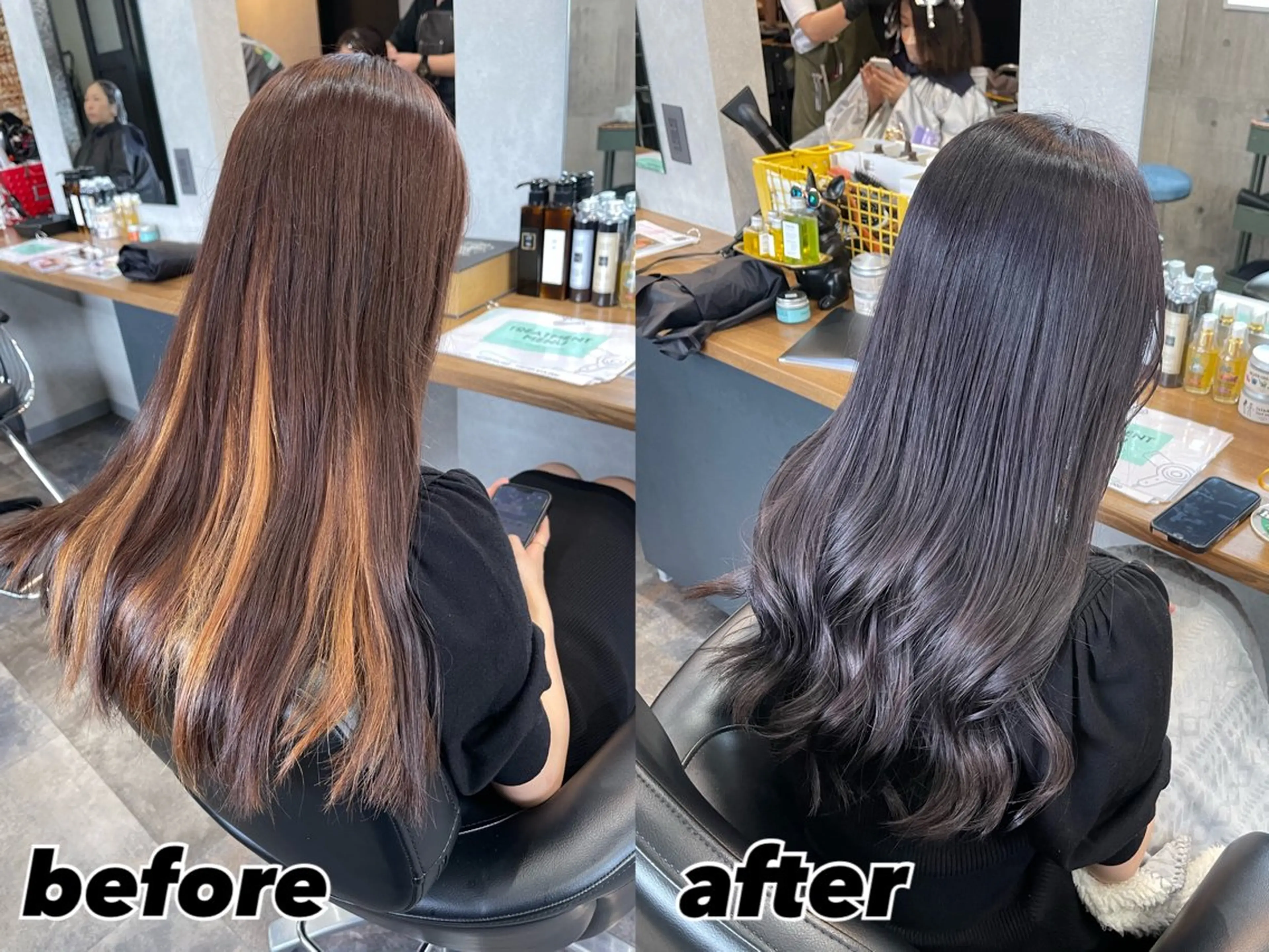 ロング カラー ヘアカラー Felice Erikaのヘアスタイル