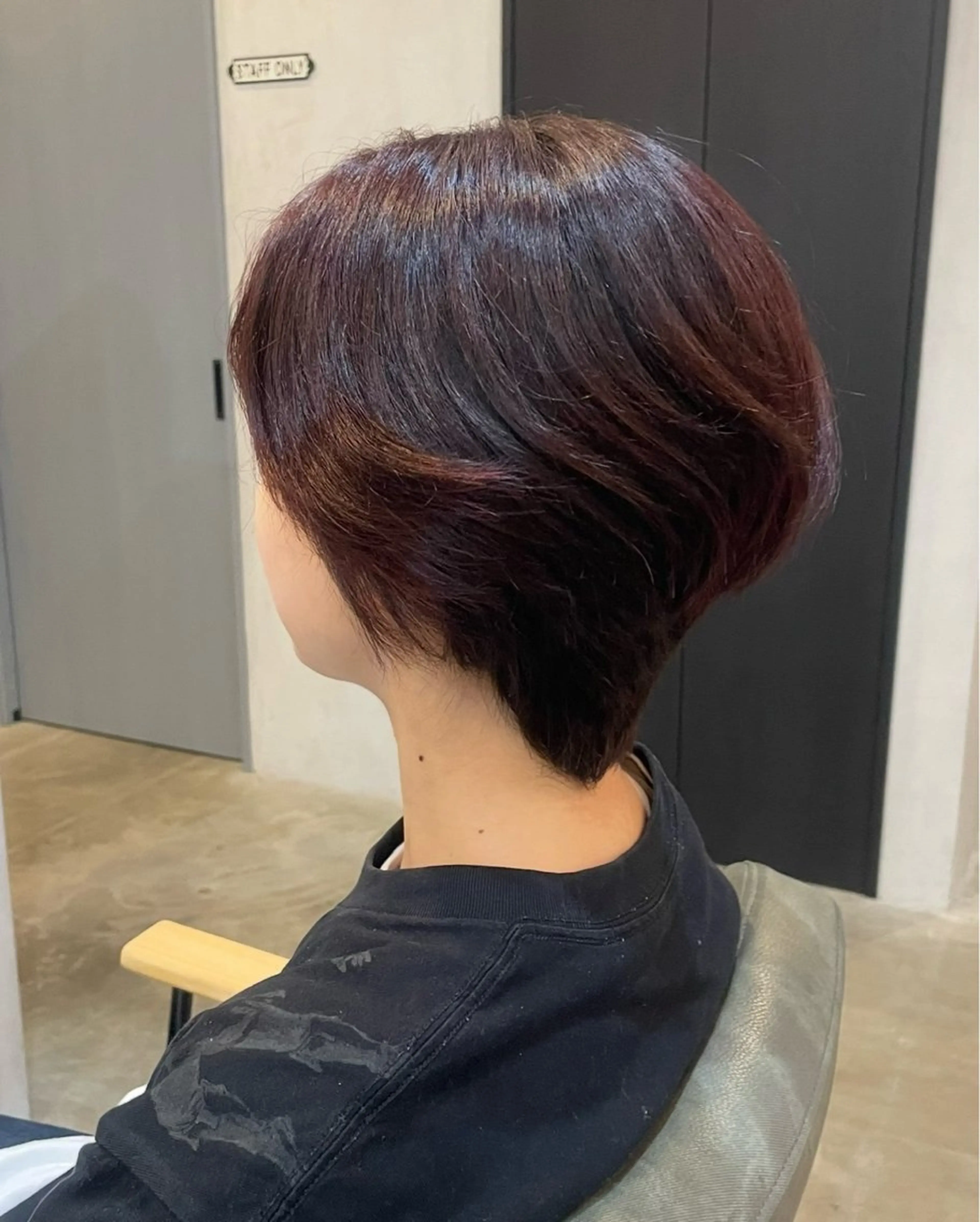ショート カラー ラベンダーカラー ラベンダーピンク ピンクカラー 金木 洸瑠のヘアスタイル