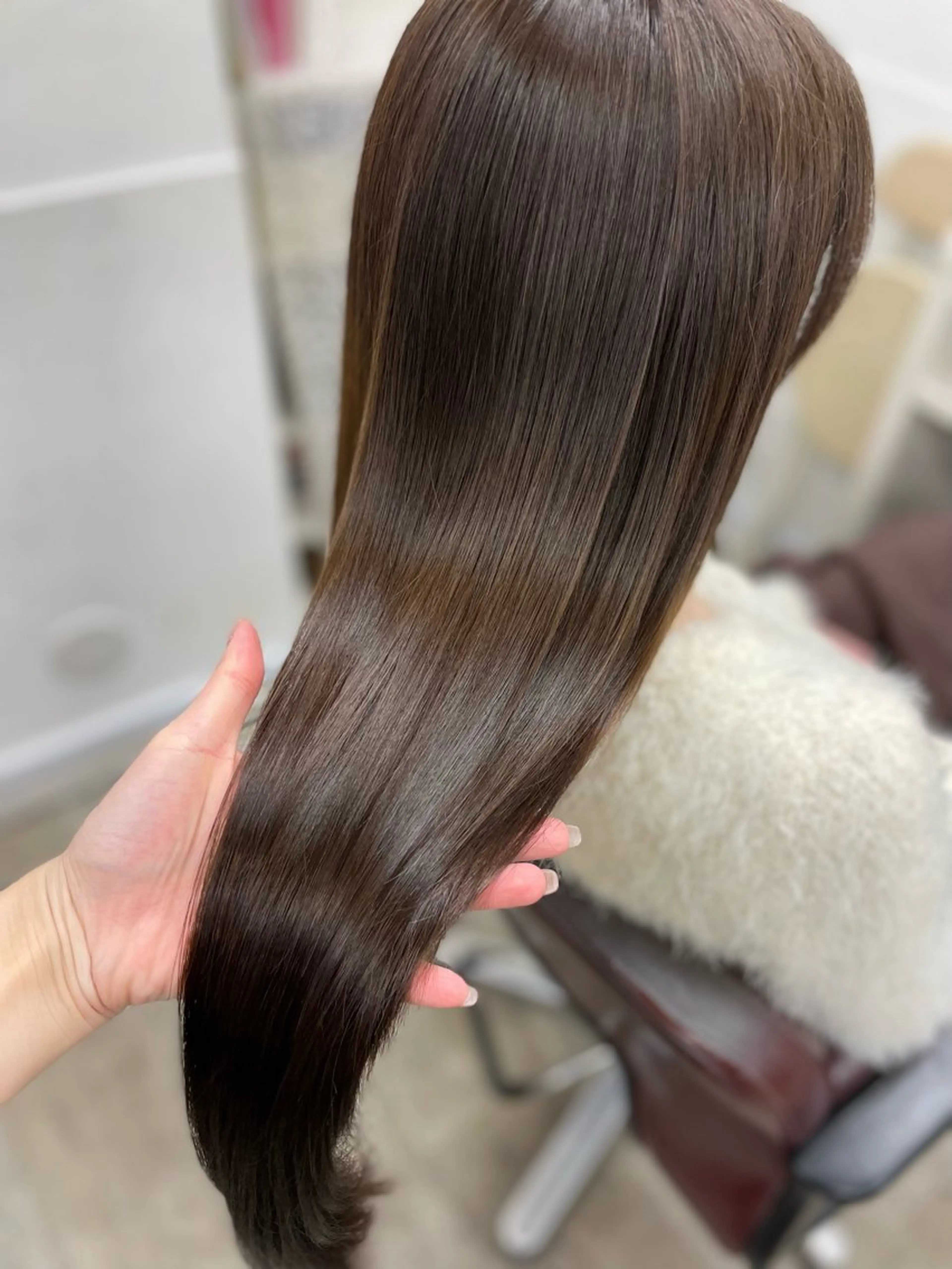 ロング トリートメント 韓国ヘア🤍髪質改善 🇰🇷AKANEのヘアスタイル