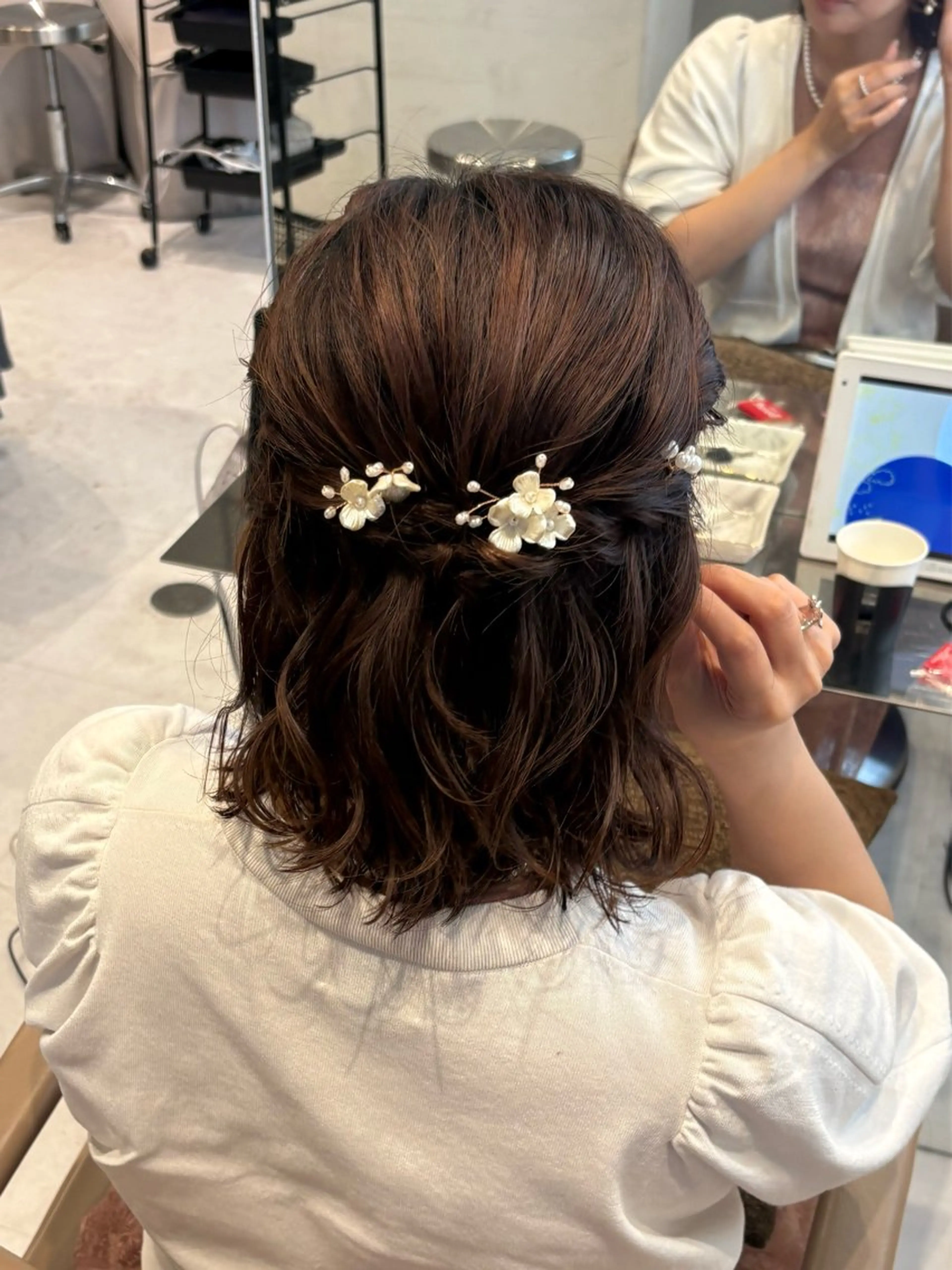 ミディアム ボブ ヘアセット ⟡.·*sayaka /loely･:*+のヘアスタイル