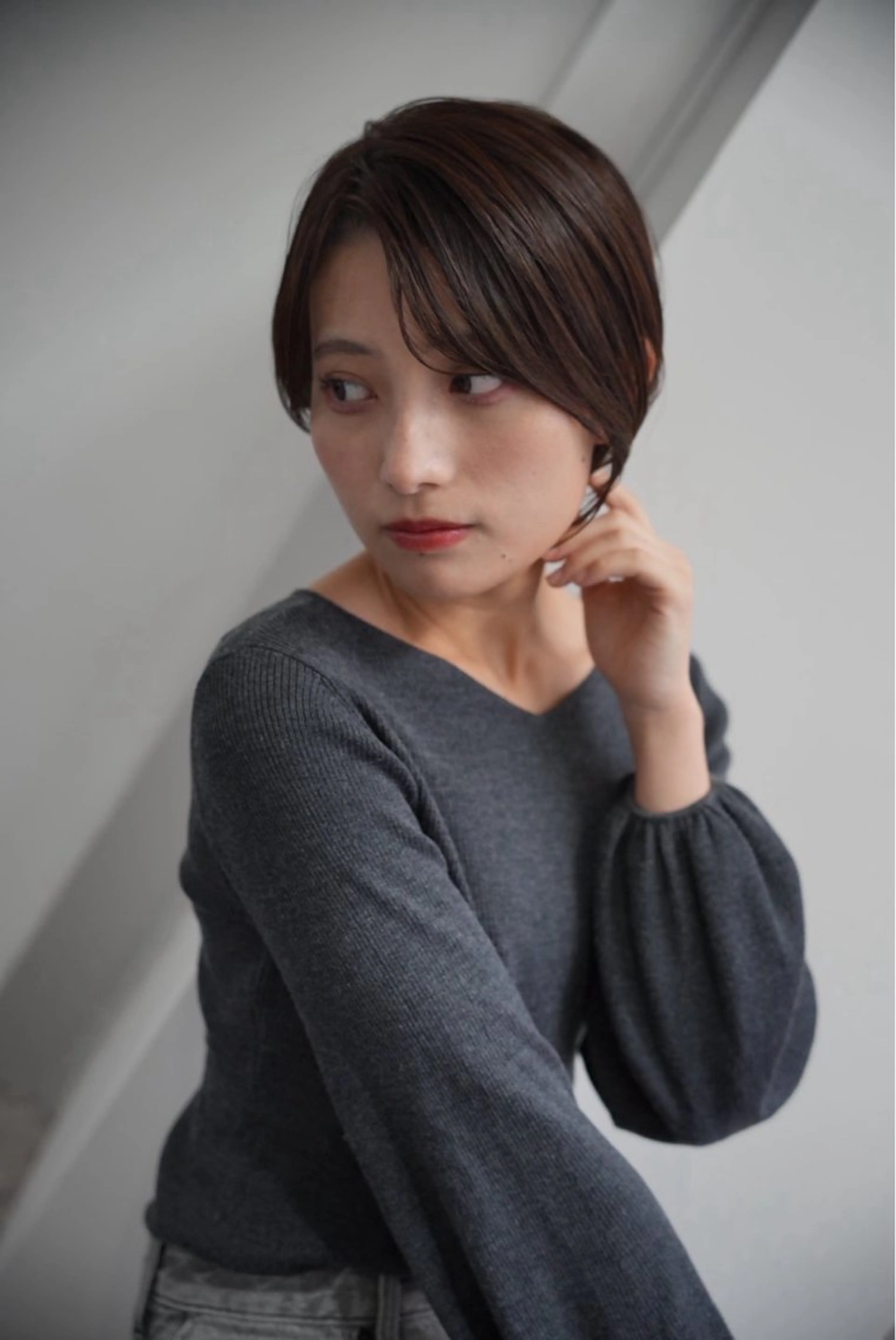 ショート ヘアカラー トリートメント 🖱️透明感カラー ×髪質改善Rikyuのヘアスタイル