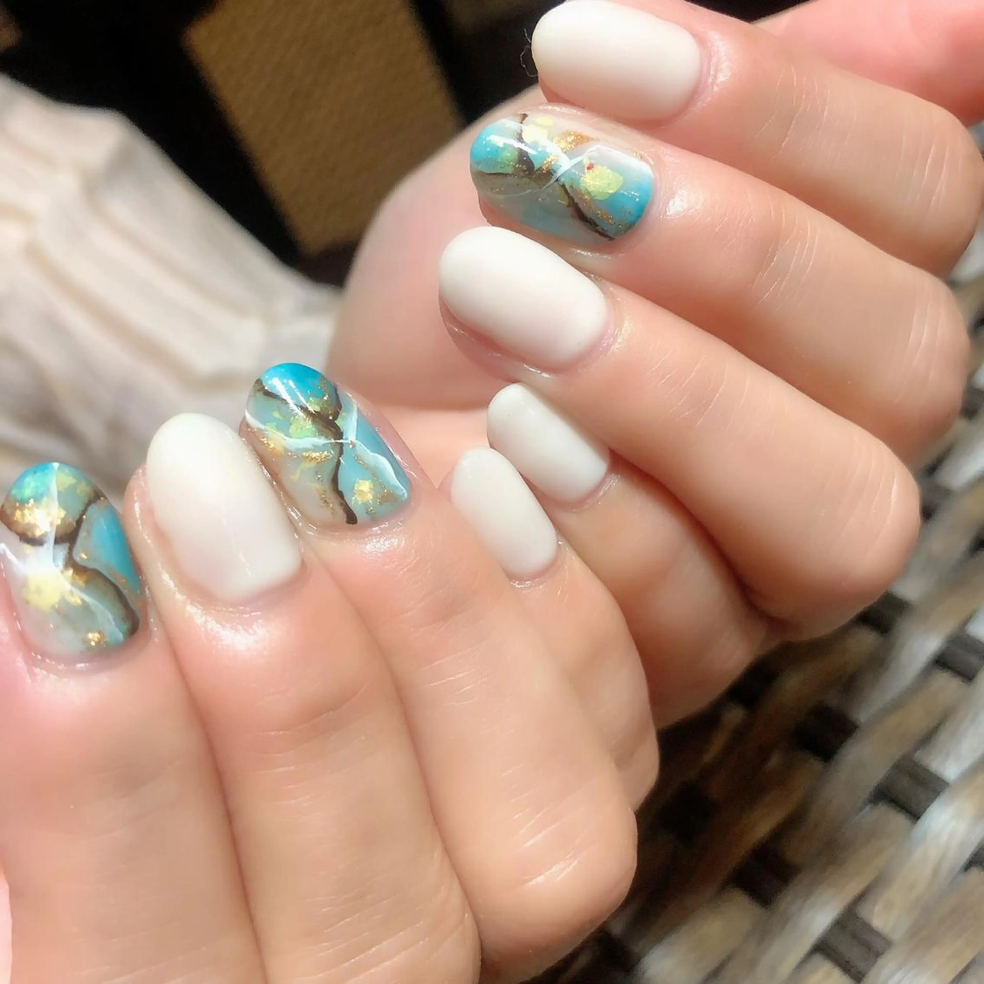 ネイル ハンドネイル センター南 eclatのネイルデザイン