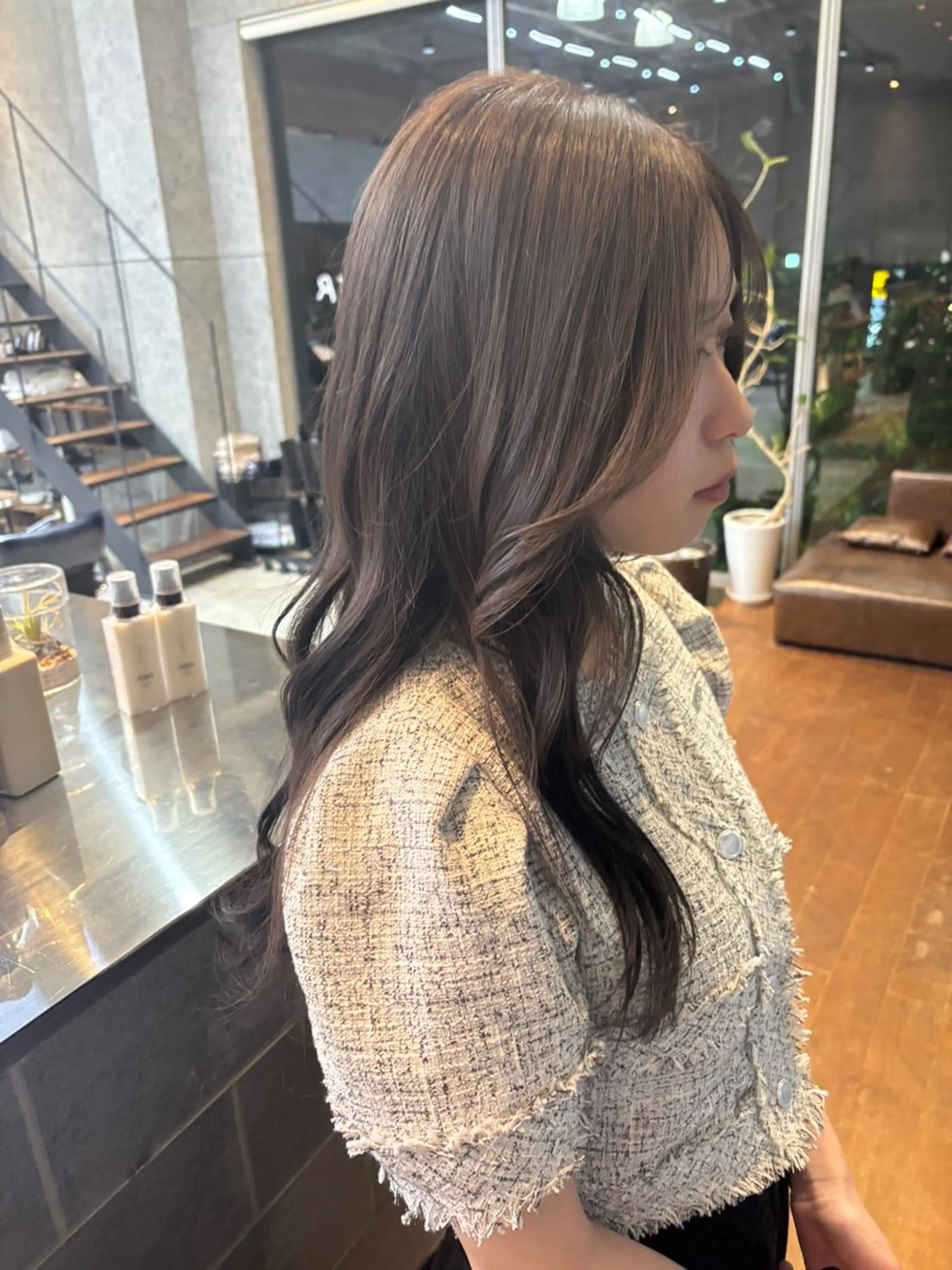 【ダブルカラー】🩶🎧韓国アイドル風グレージュカラー🇰🇷の写真