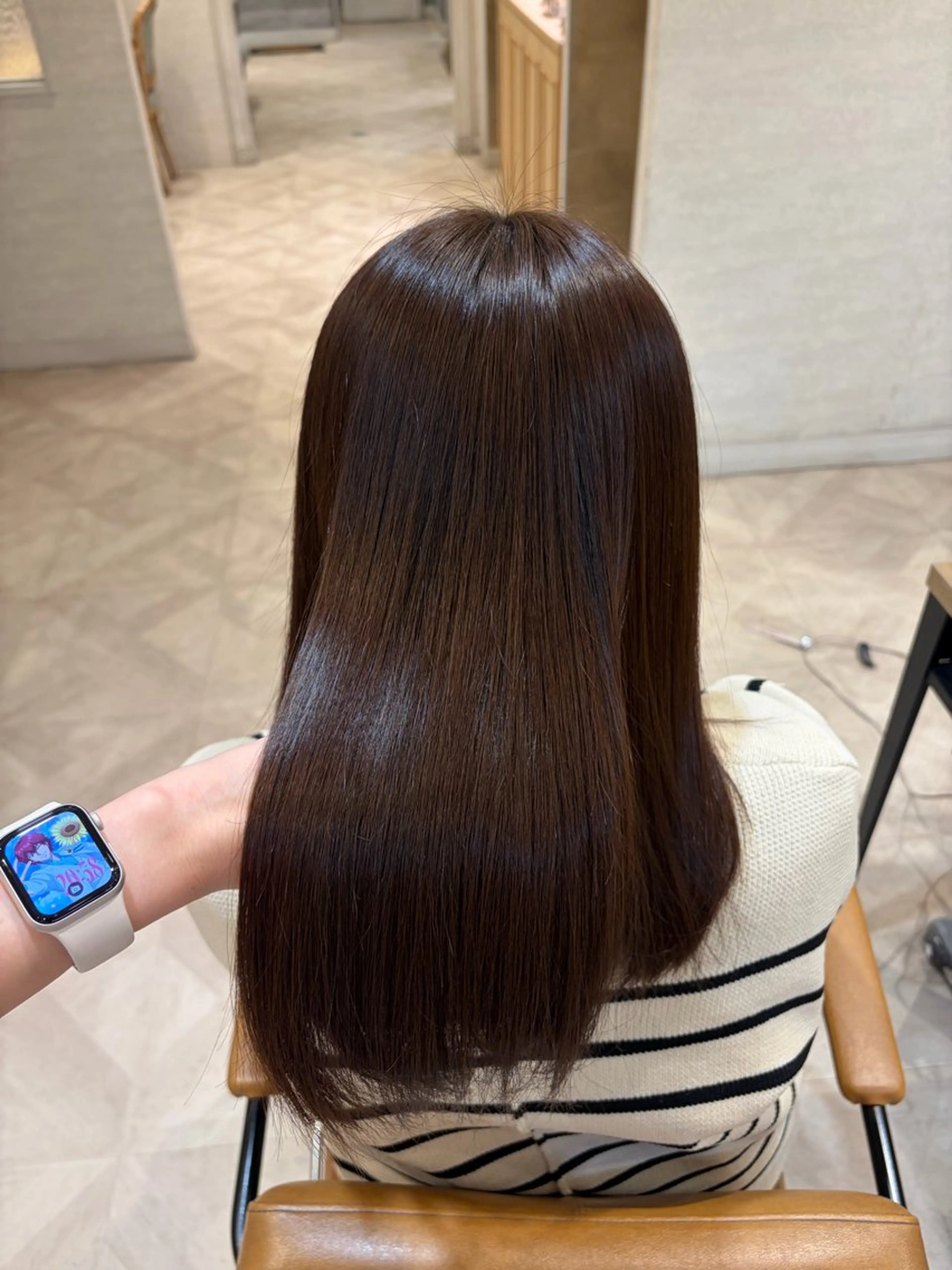 ミディアム ヘアカラー 小川 ルミナのヘアスタイル