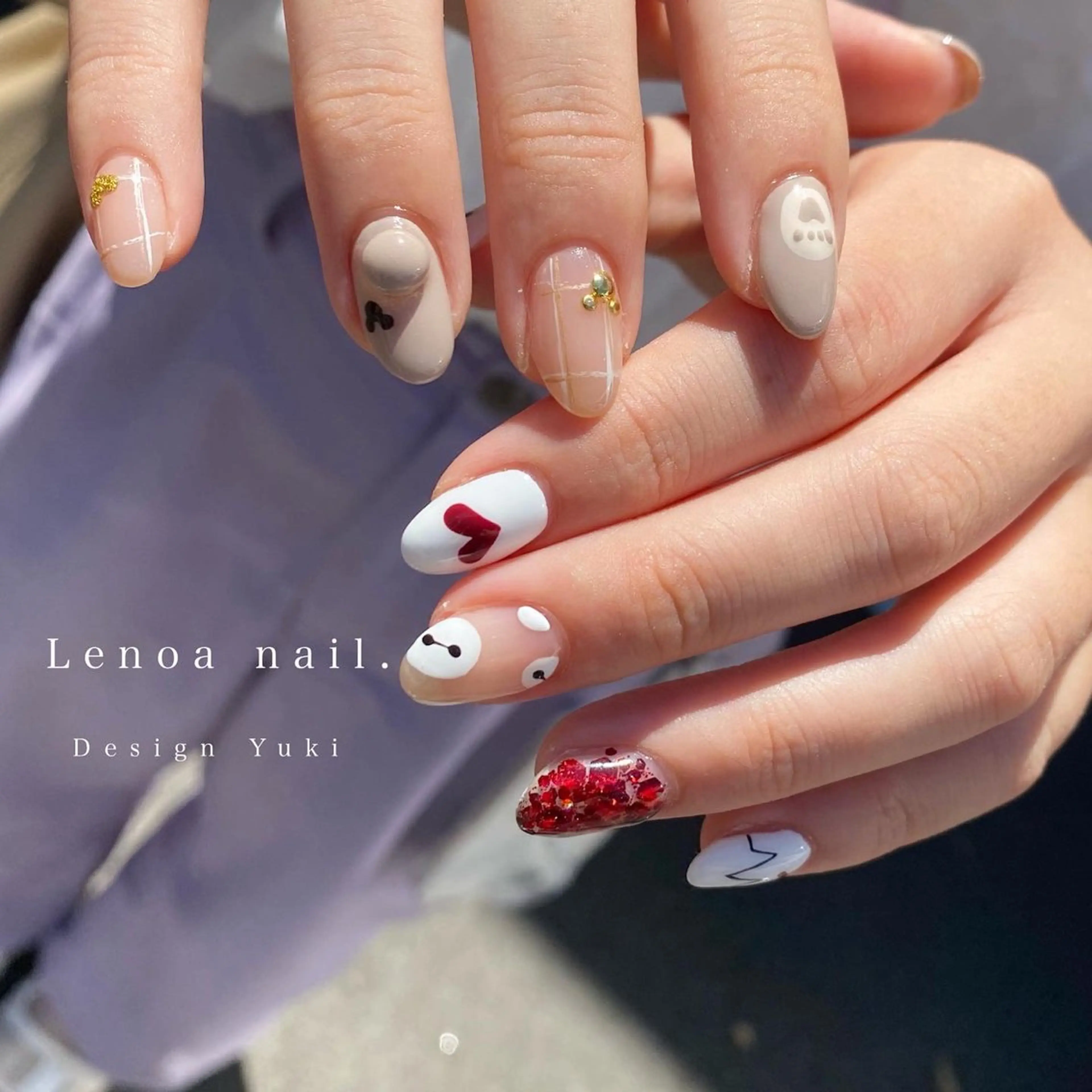 ネイル ハンドネイル Lenoa Yukiのネイルデザイン