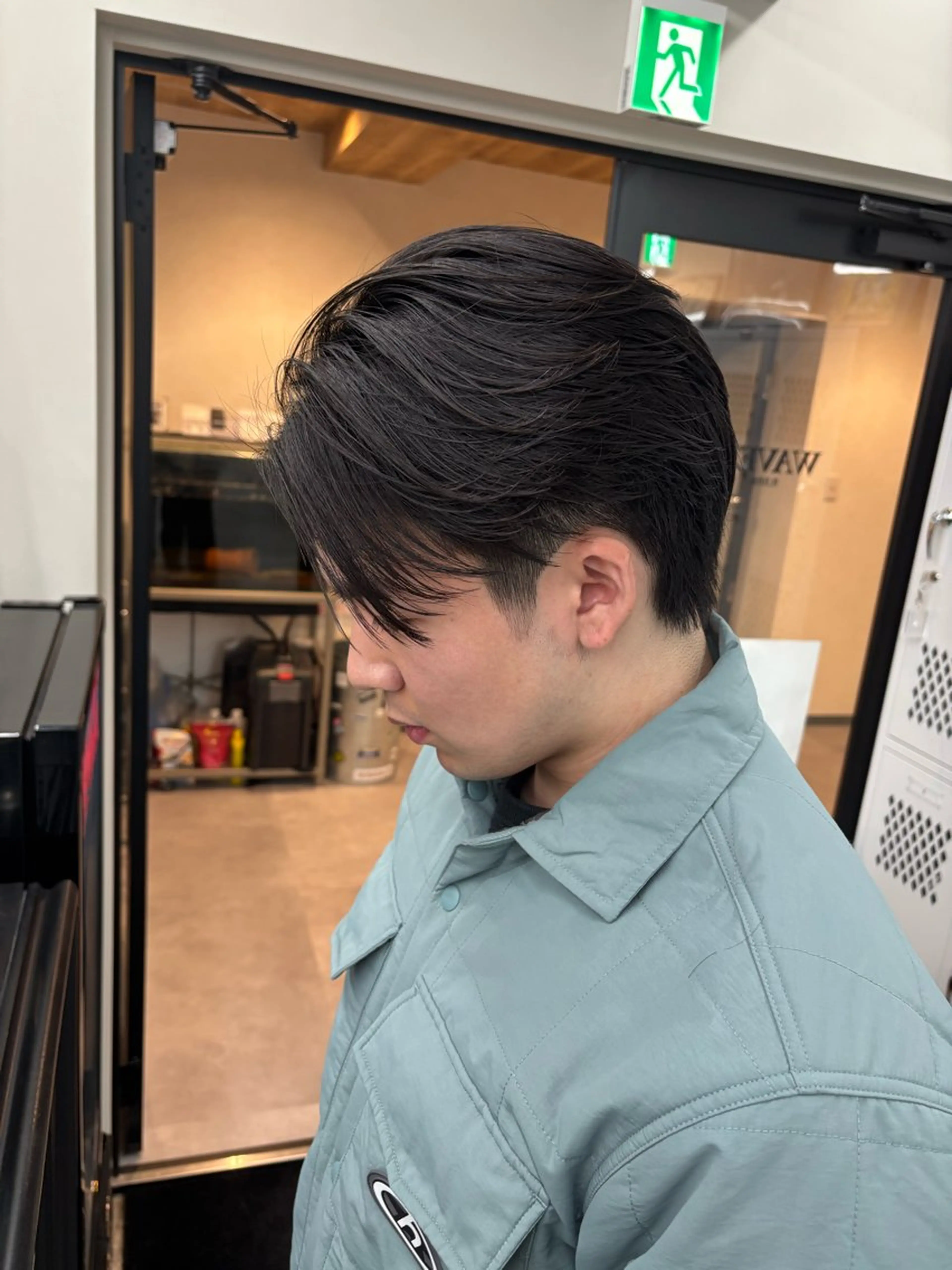 パーマ メンズ センターパート メンズ韓国風 マッシュ メンズパーマ ツーブロック 横浜メンズパーマ/ シャドウ/ショウゴのヘアスタイル