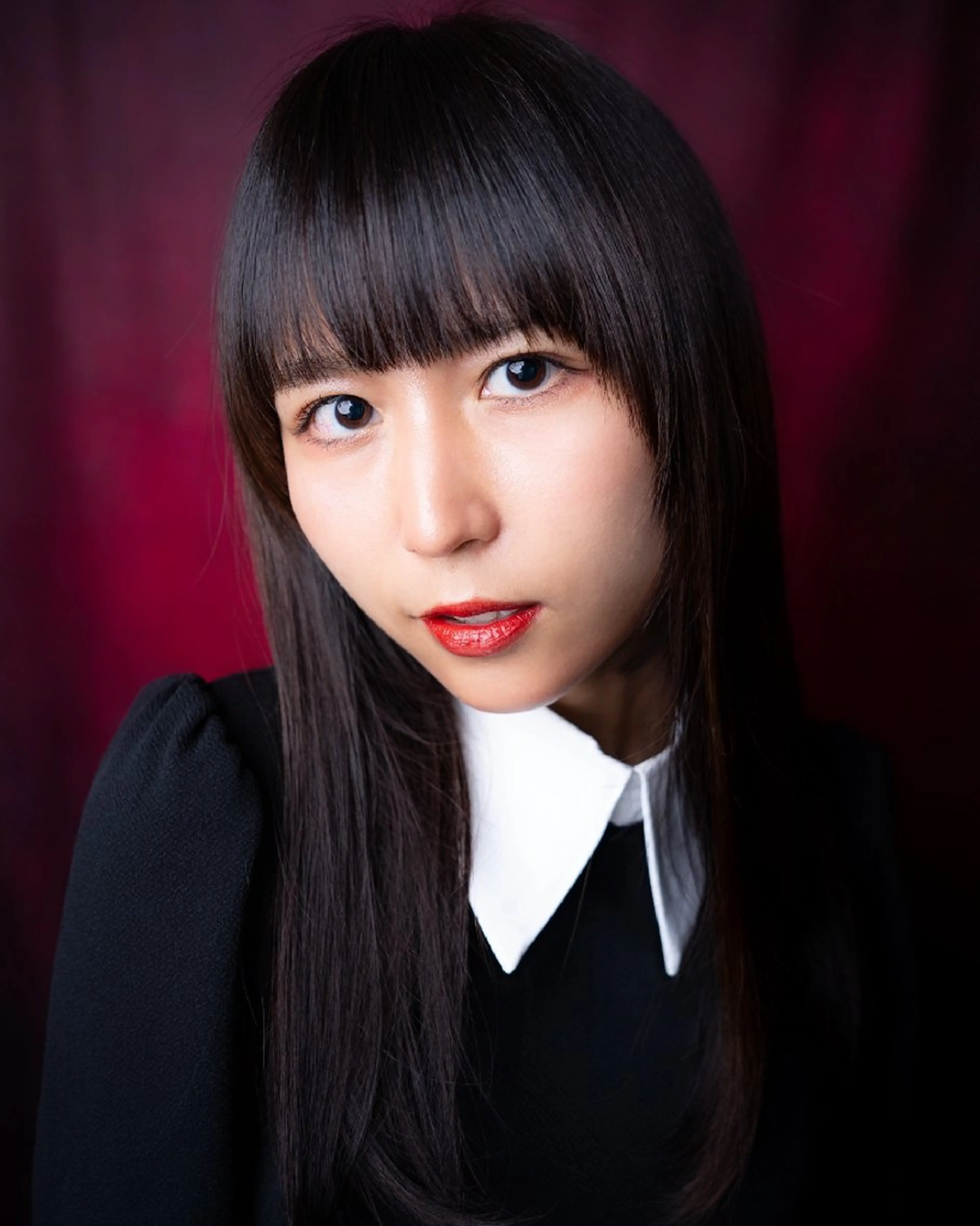 ロング ハイライト レイヤーカット 松尾 泰伸のヘアスタイル