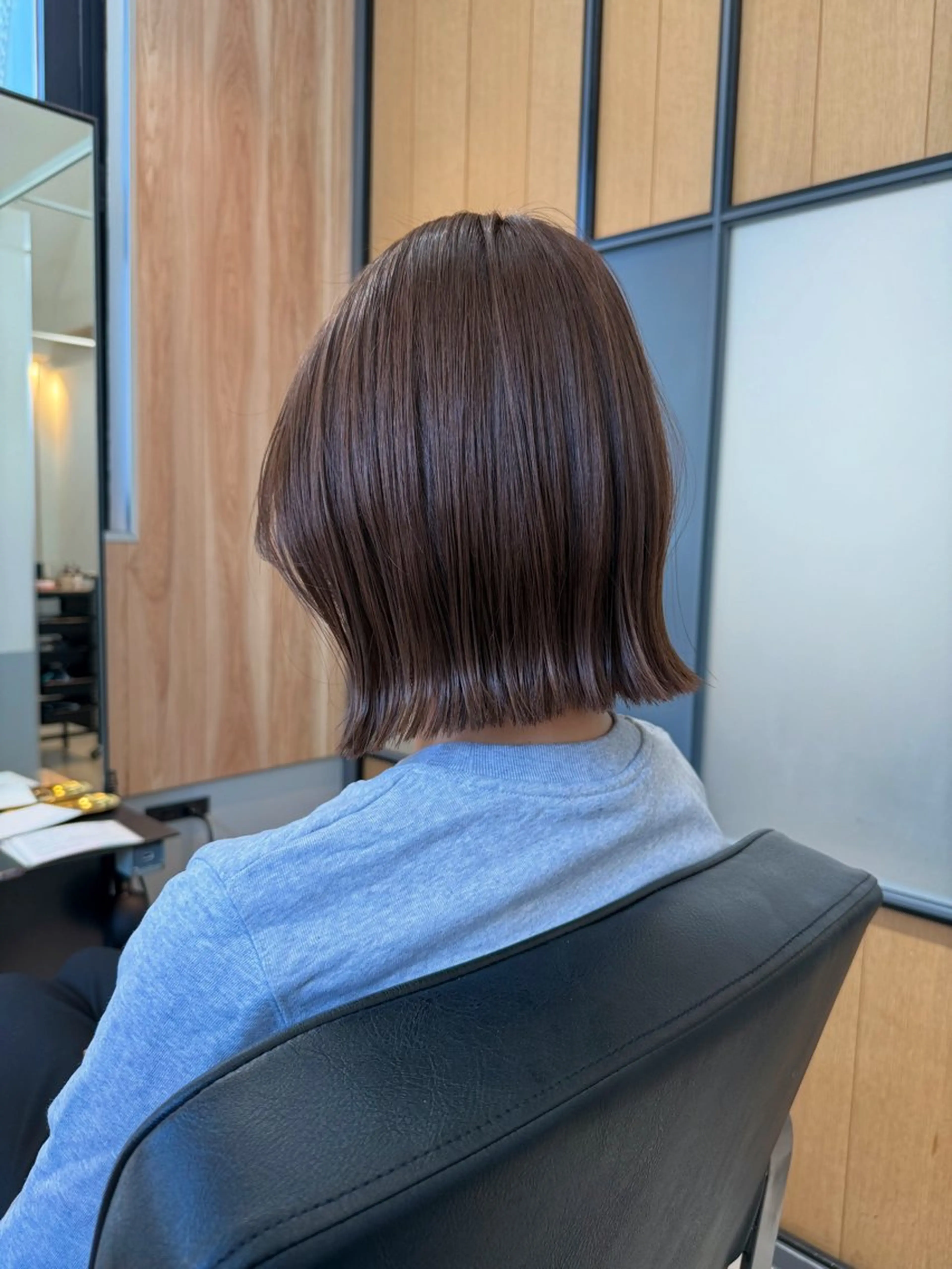 ショート カラー ボブ カット ヘアカラー トリートメント 神戸ボブ✂️ ioe三宮/田 伸佳のヘアスタイル