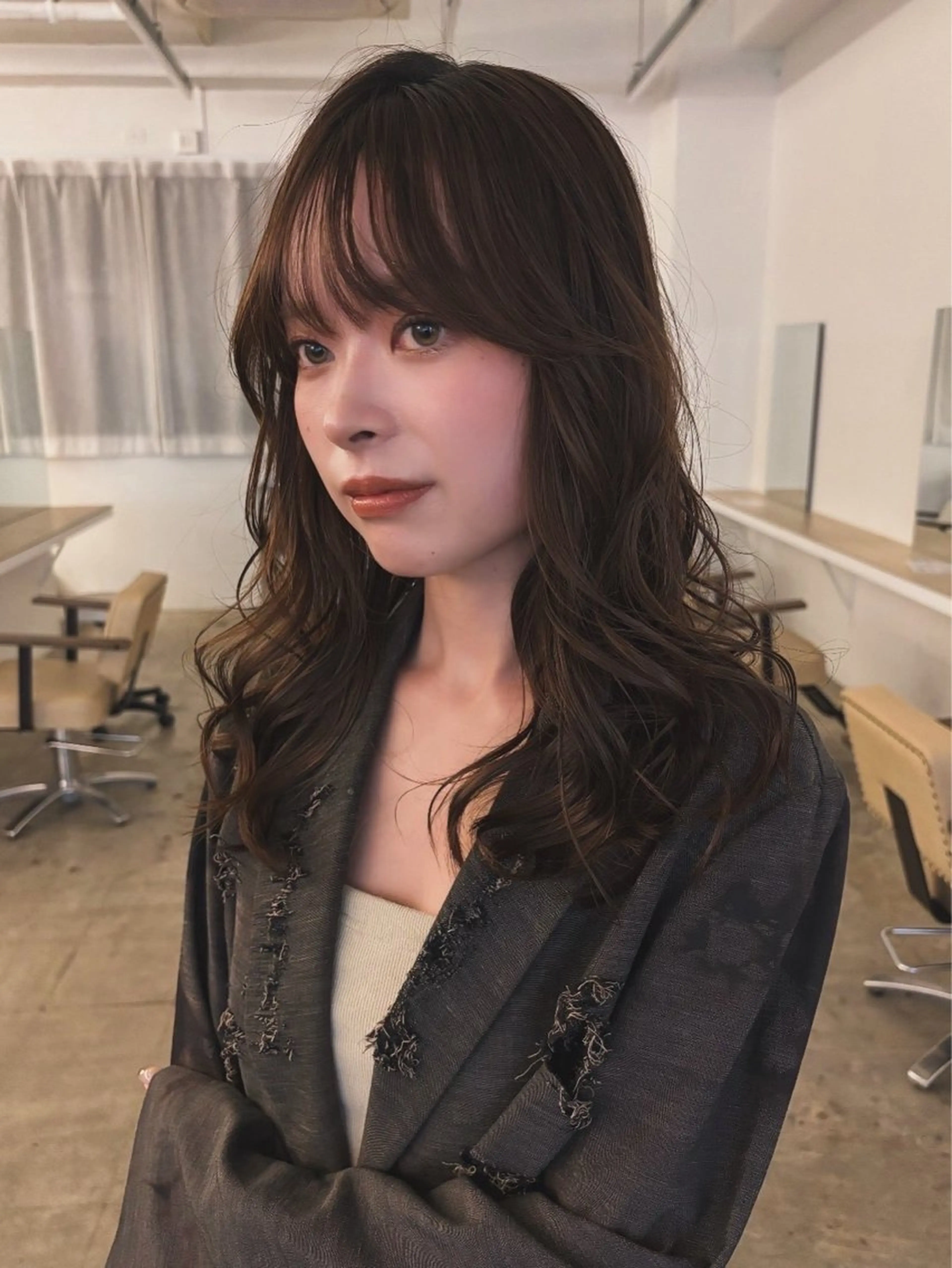 カラー ヘアカラー モデル募集中🐹🤍 ナナカのヘアスタイル