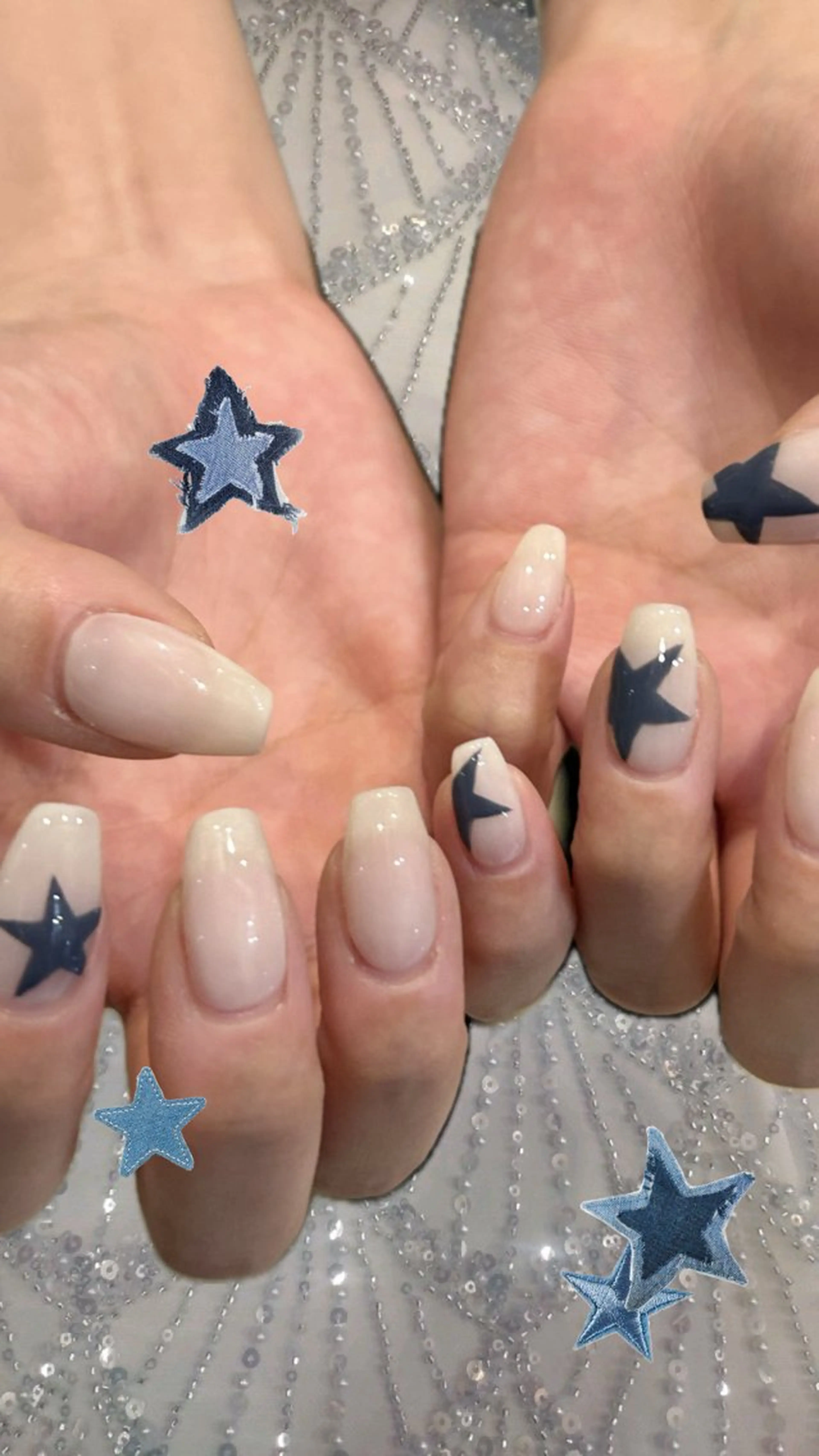 ネイル ネイビー 寺尾 美咲のネイルデザイン