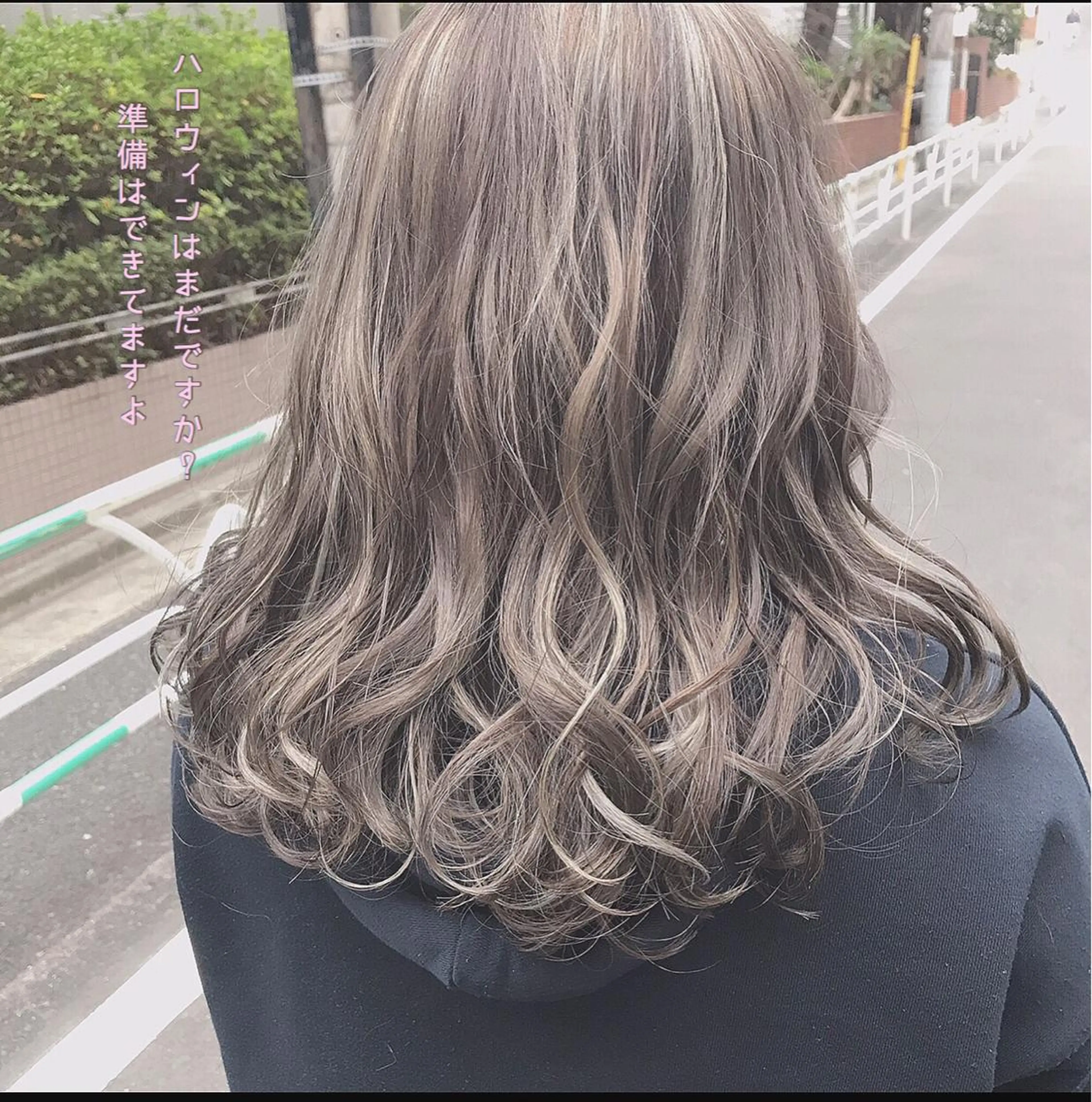 セミロング カラー ヘアアレンジ ヘアカラー 【代表】 たき〜のヘアスタイル