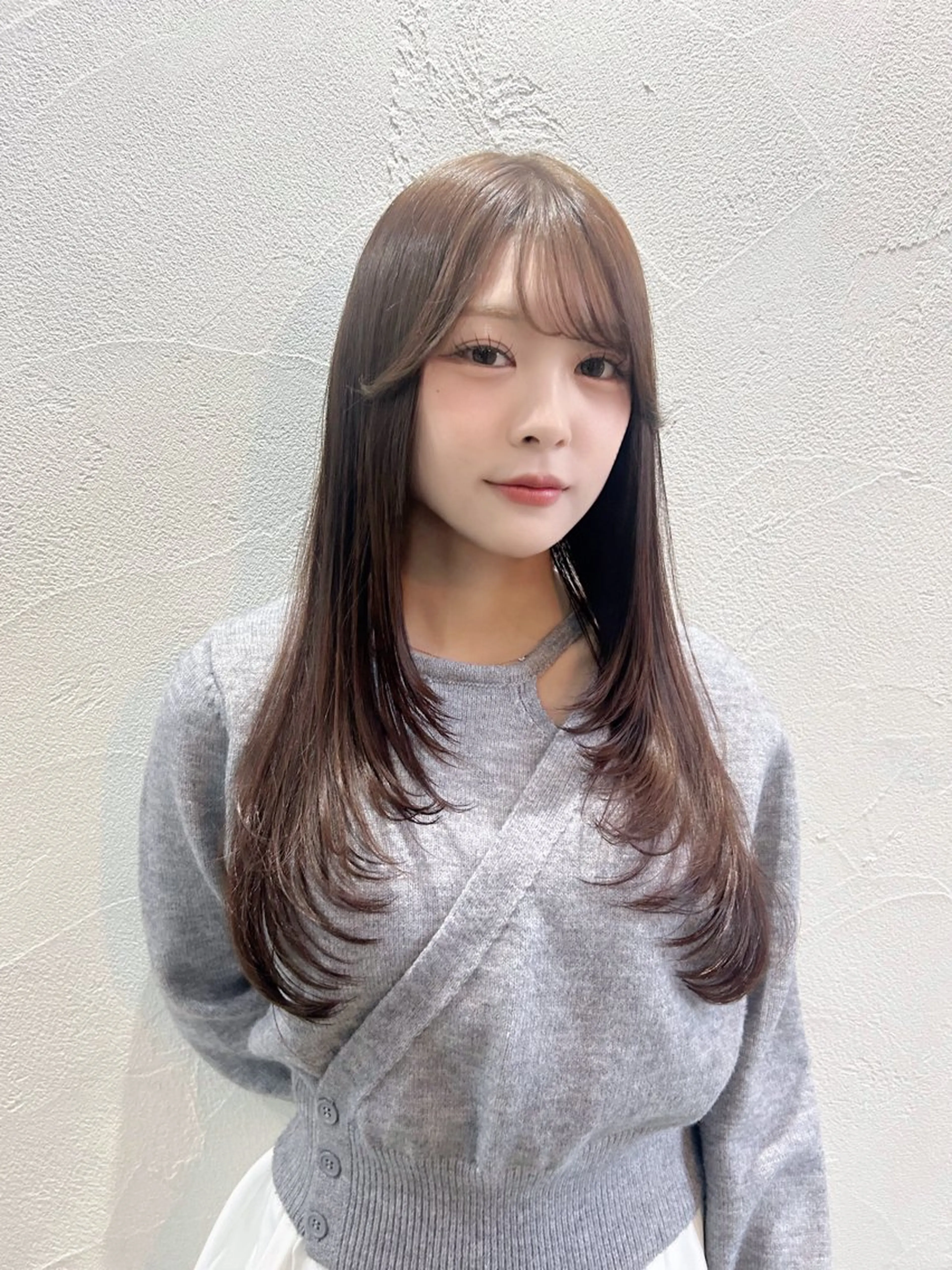 ロング カット ヘアカラー トリートメント 剣持友希/ifh iizuka/高崎のヘアスタイル