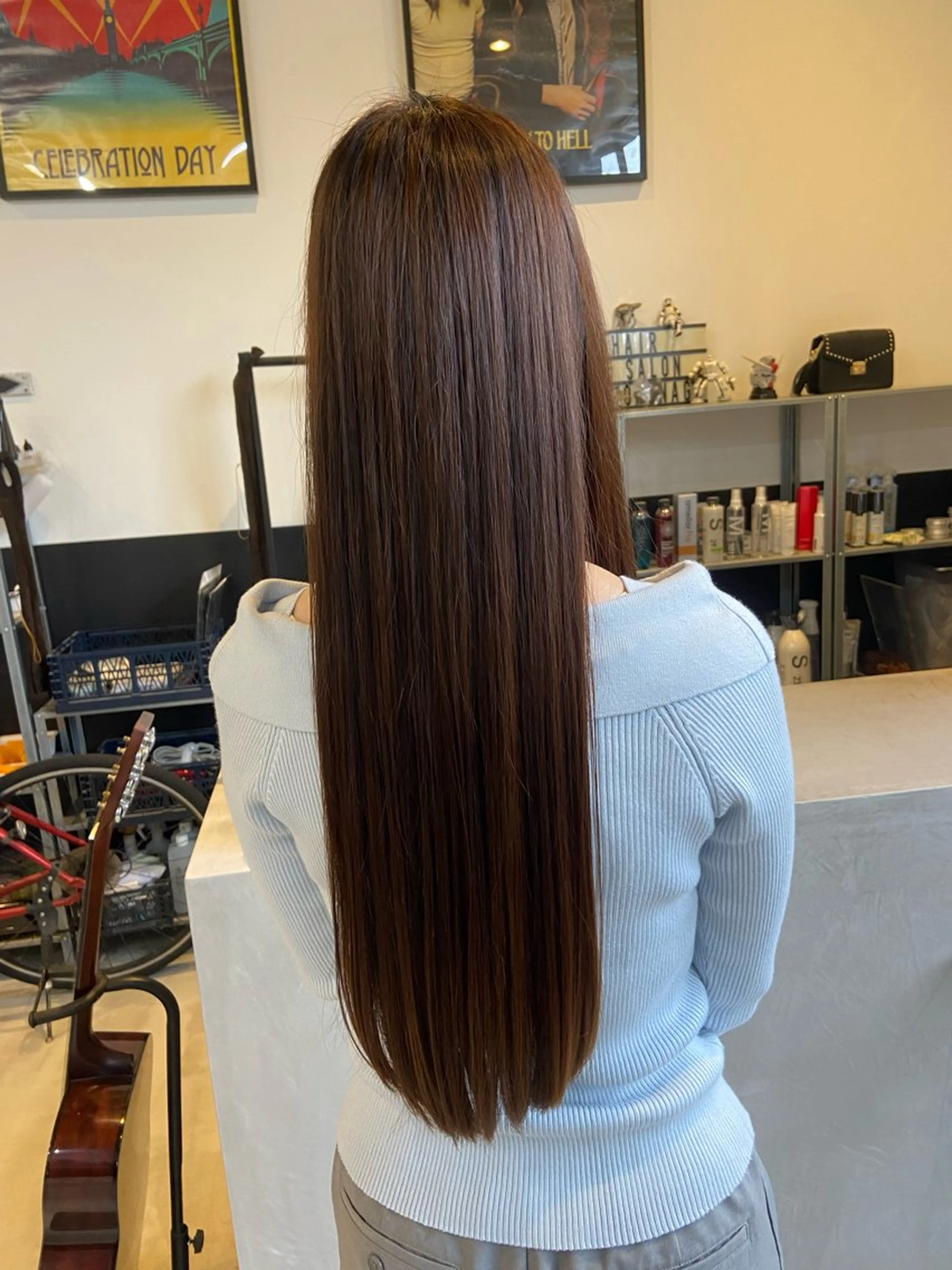 ロング ロング 縮毛矯正 トリートメント 縮毛矯正 💫縮毛矯正/ カット💫徳永あい子のヘアスタイル