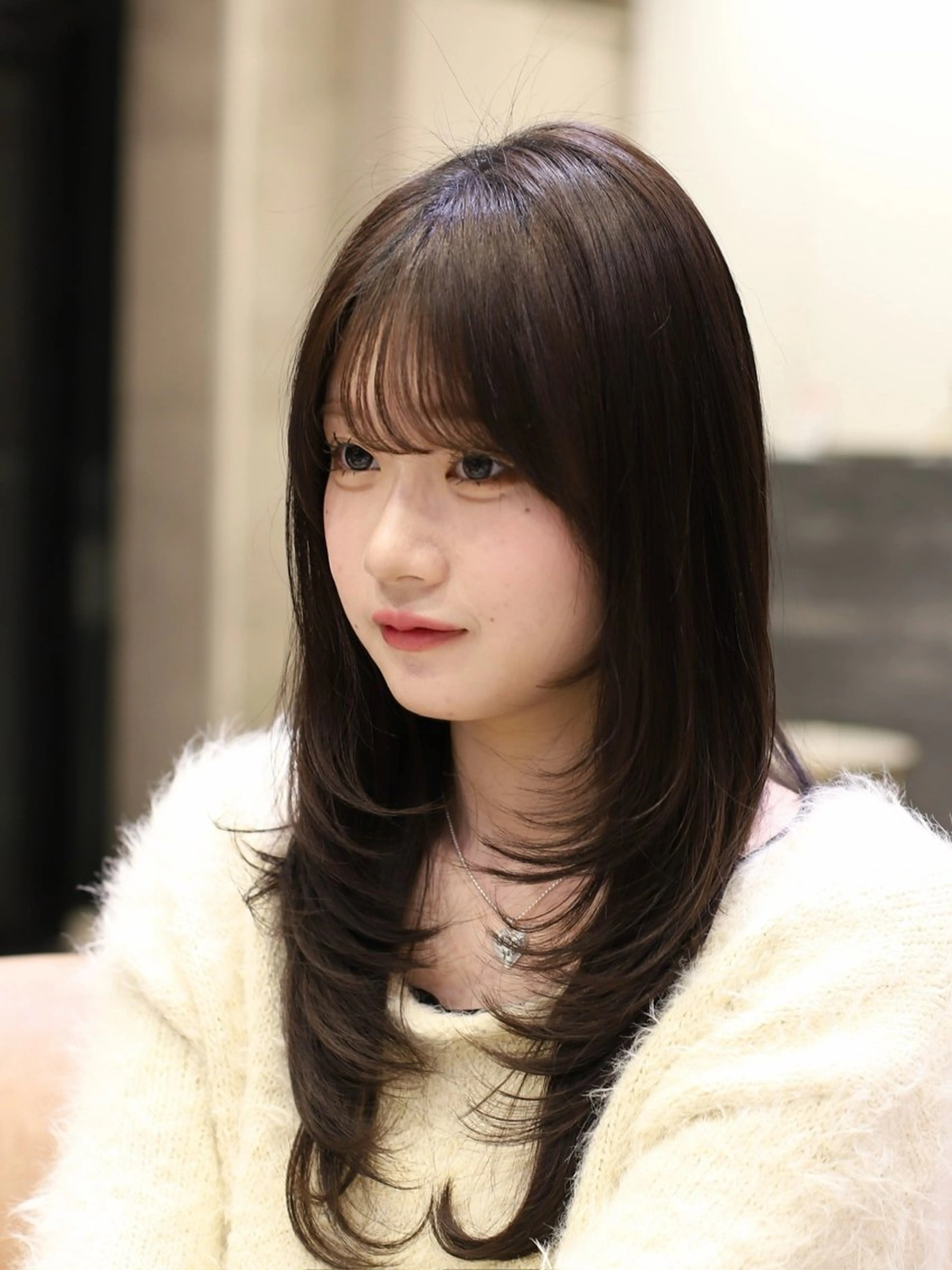 セミロング カット トリートメント 🌼アユム/レイヤー ハッシュカット🌼のヘアスタイル