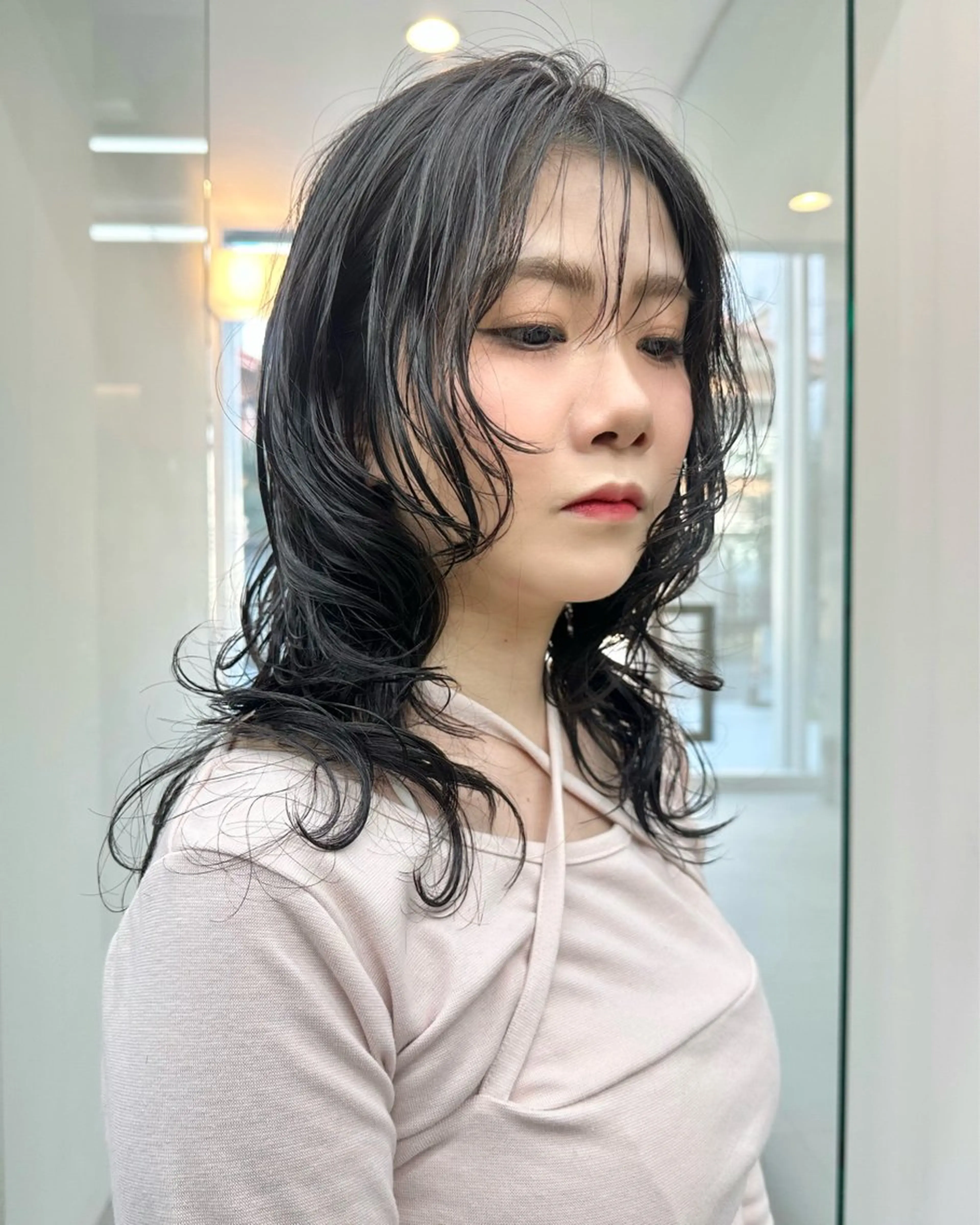 パーマ カット パーマ 大塚 夏生のヘアスタイル