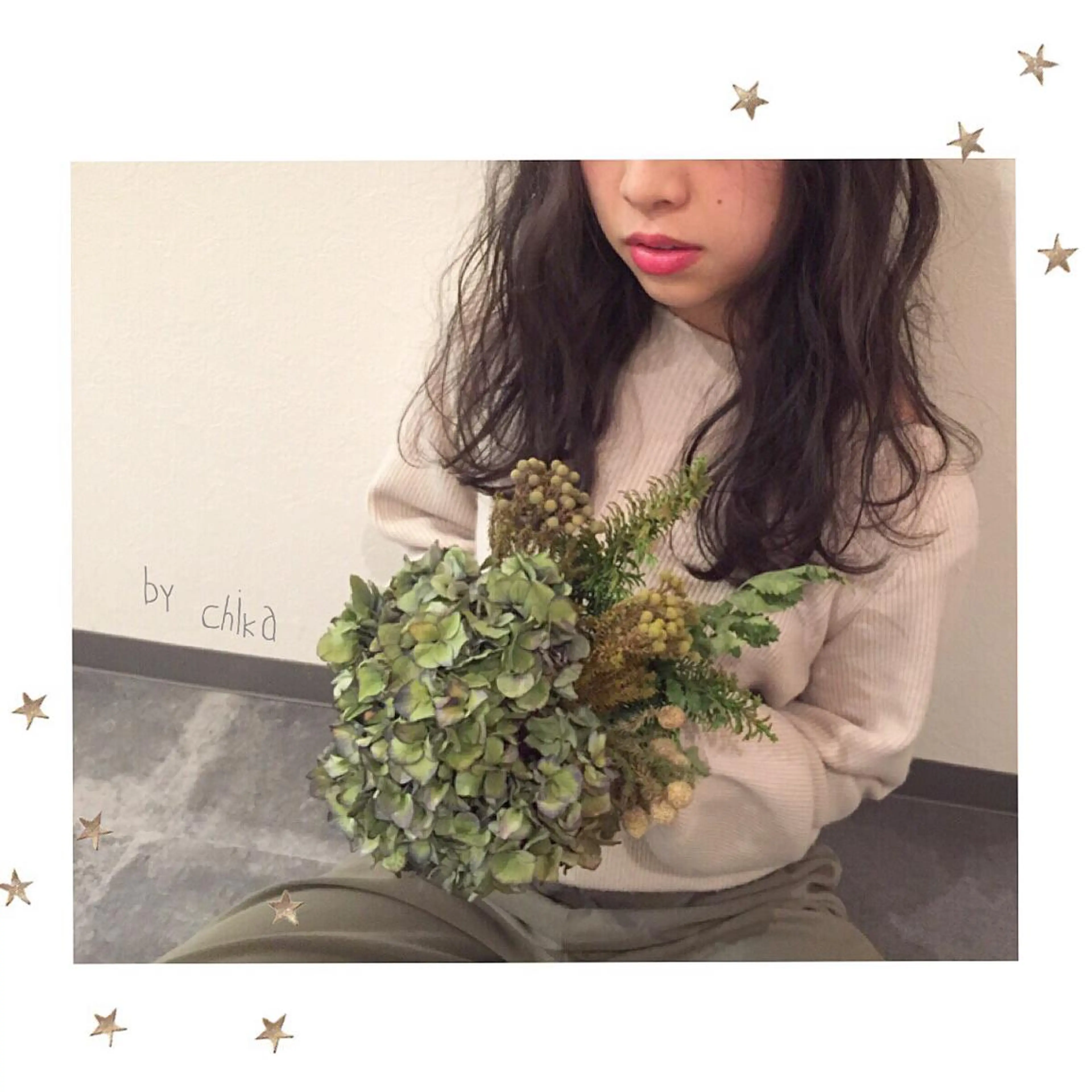 セミロング 市川 千夏のヘアスタイル