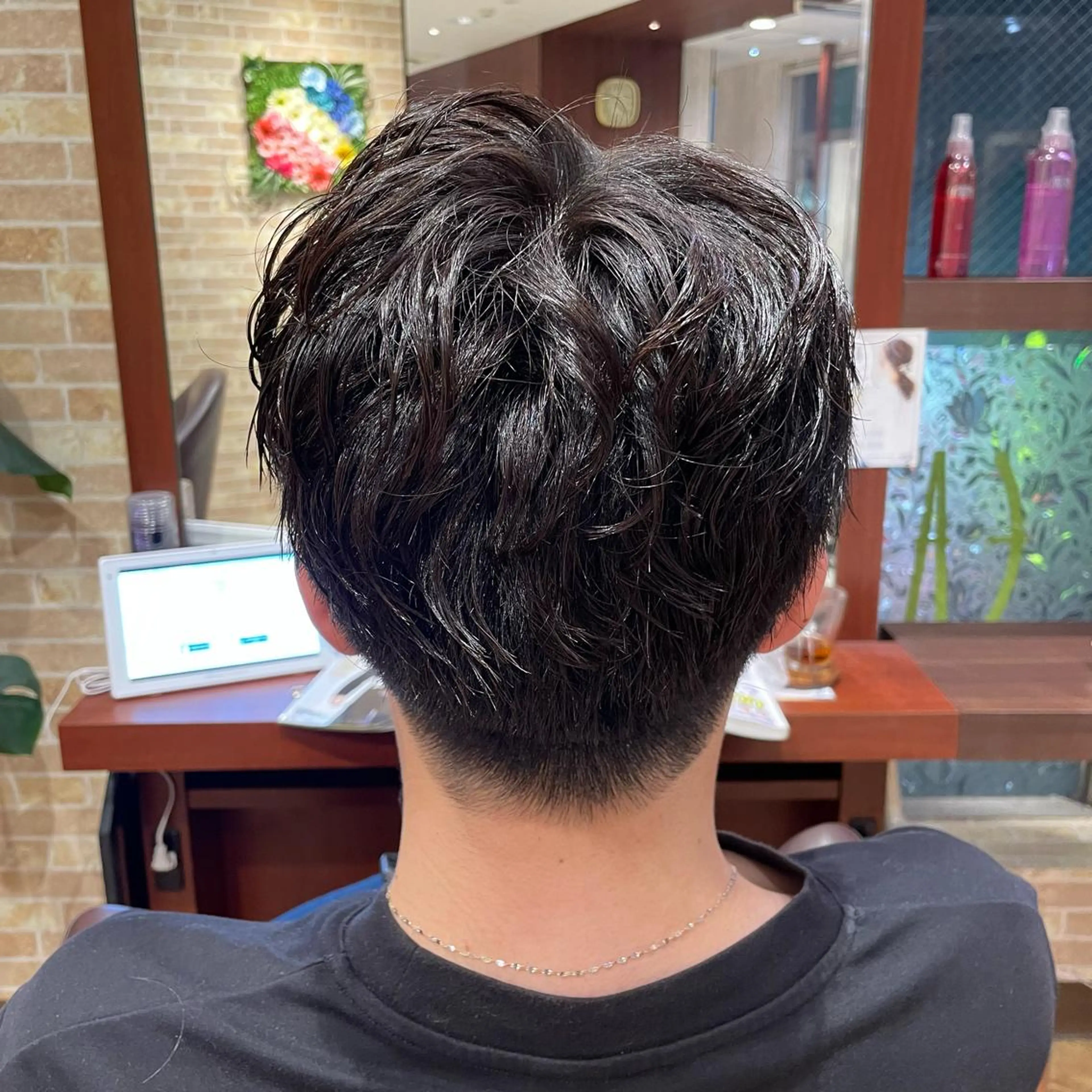 ミディアム パーマ メンズ ツイスパ/メンズ特化 🦋𝑺𝑶𝑵𝑬のヘアスタイル