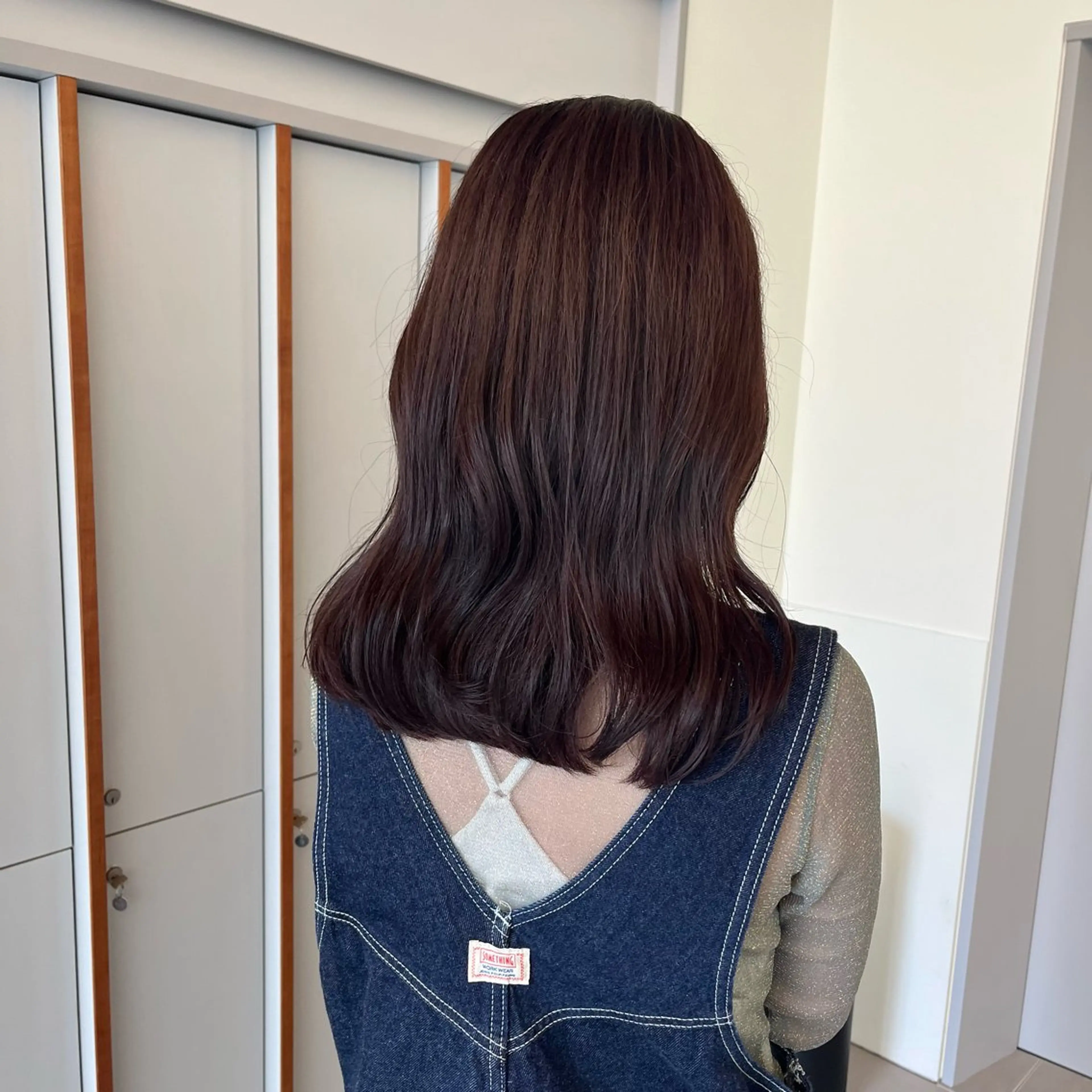 セミロング カラー ベージュカラー ブリーチ 透明感カラー ダブルカラー ラベンダーカラー ヘアカラー トリートメント 髪質改善/ボブ 🌻Mutsumiのヘアスタイル