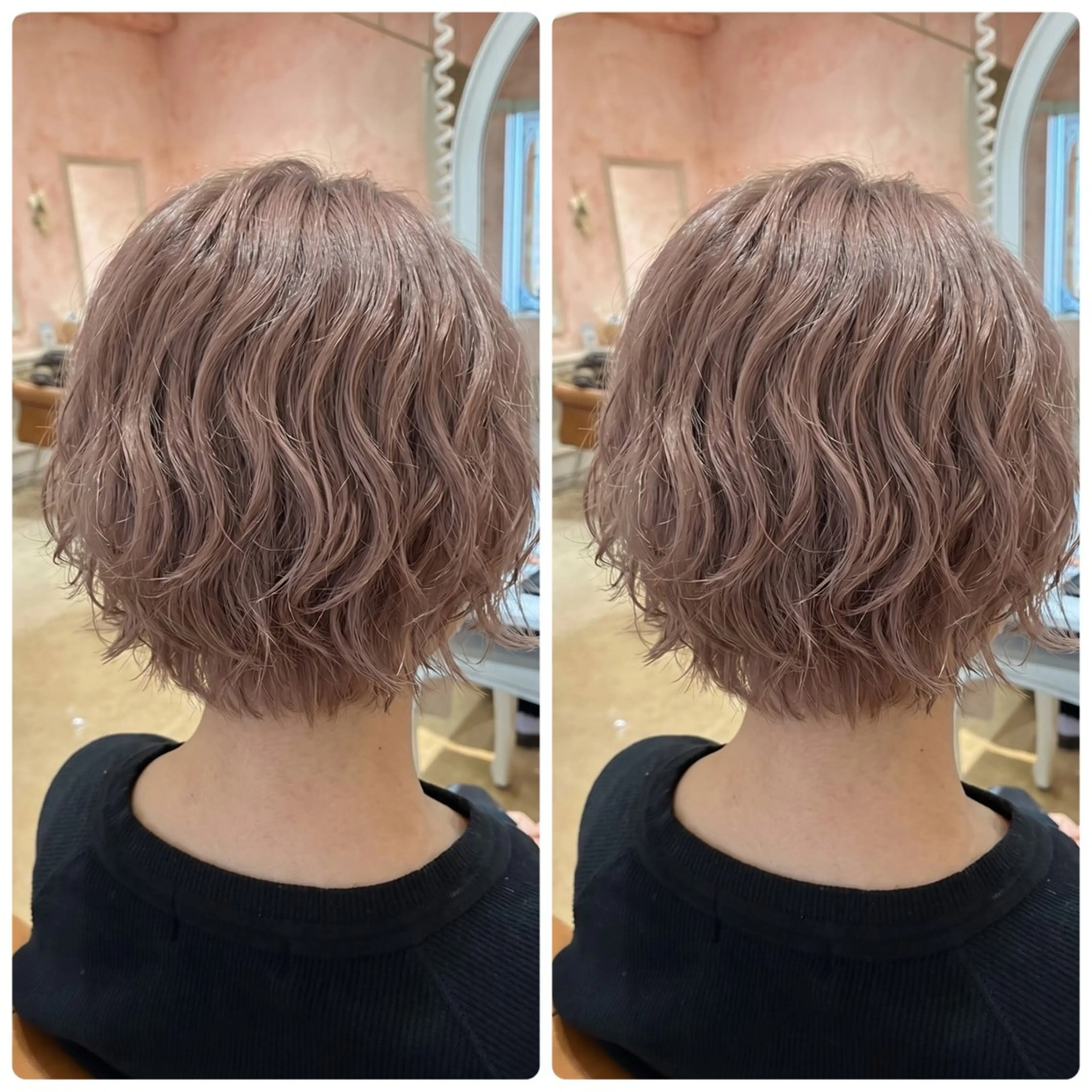 ショート ヘアカラー おおやま たくみのヘアスタイル