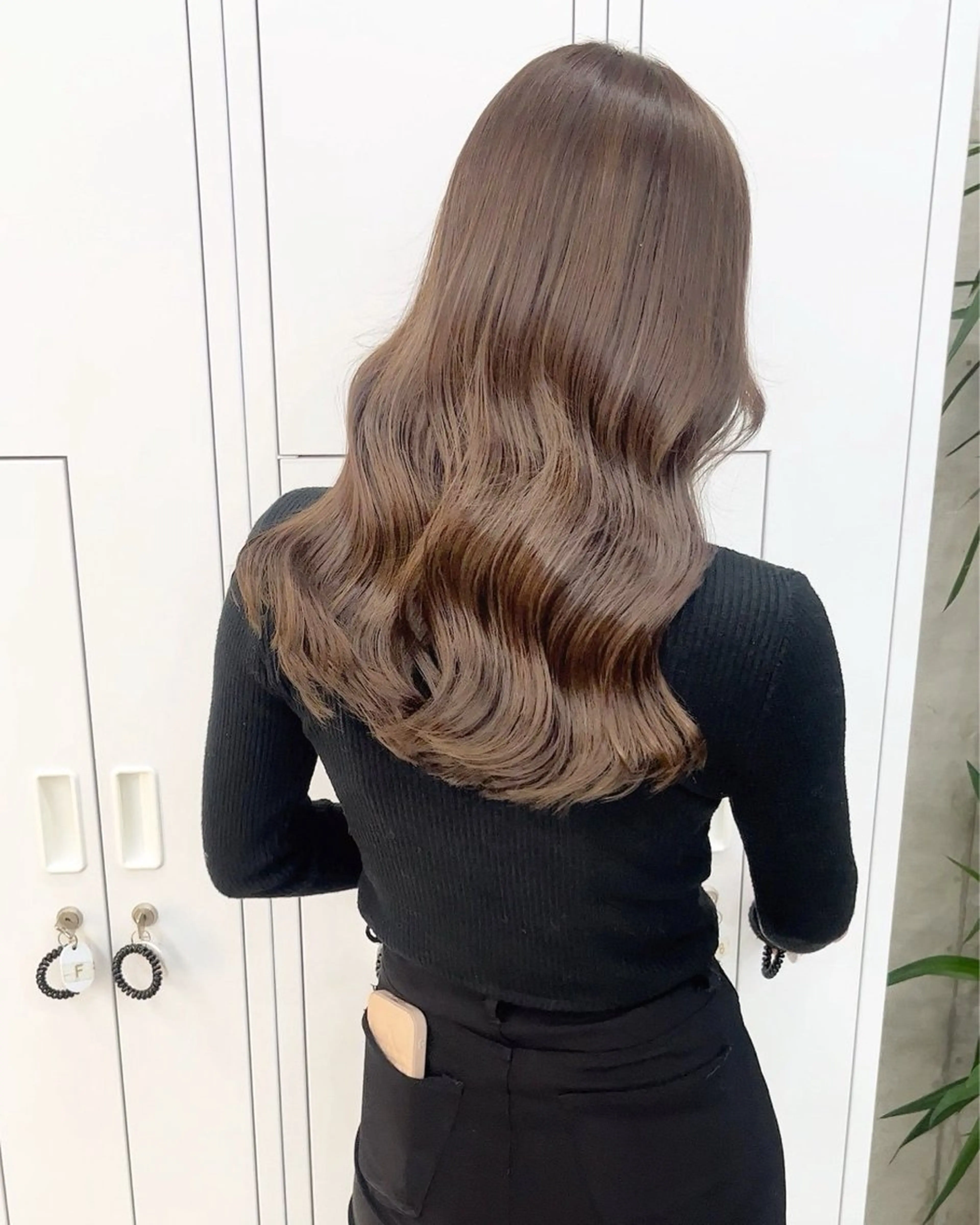 セミロング カラー 東頭 さくらのヘアスタイル