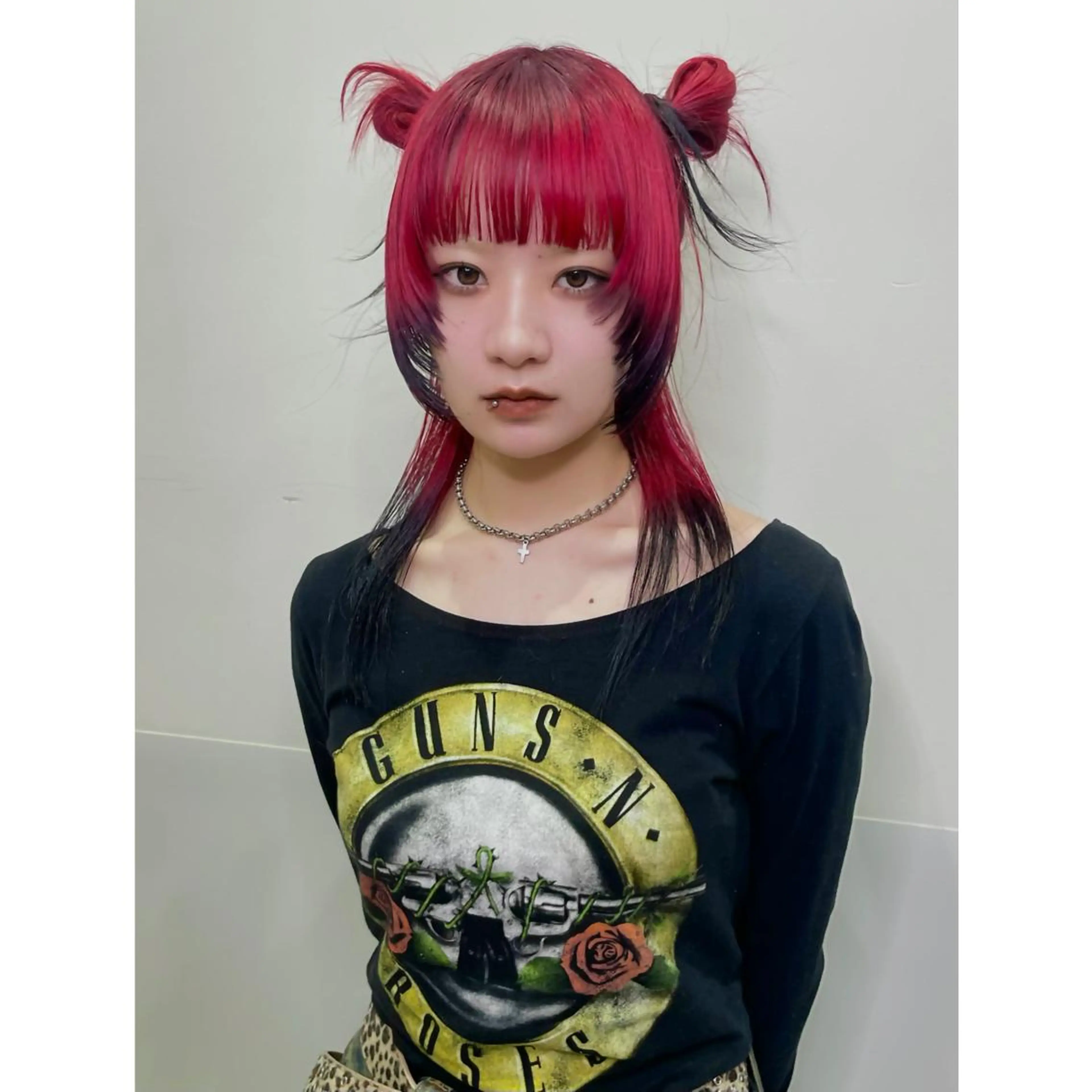 ミディアム カラー カット ヘアカラー トリートメント ブリーチ🪡 ボブ🧶レイヤーのヘアスタイル