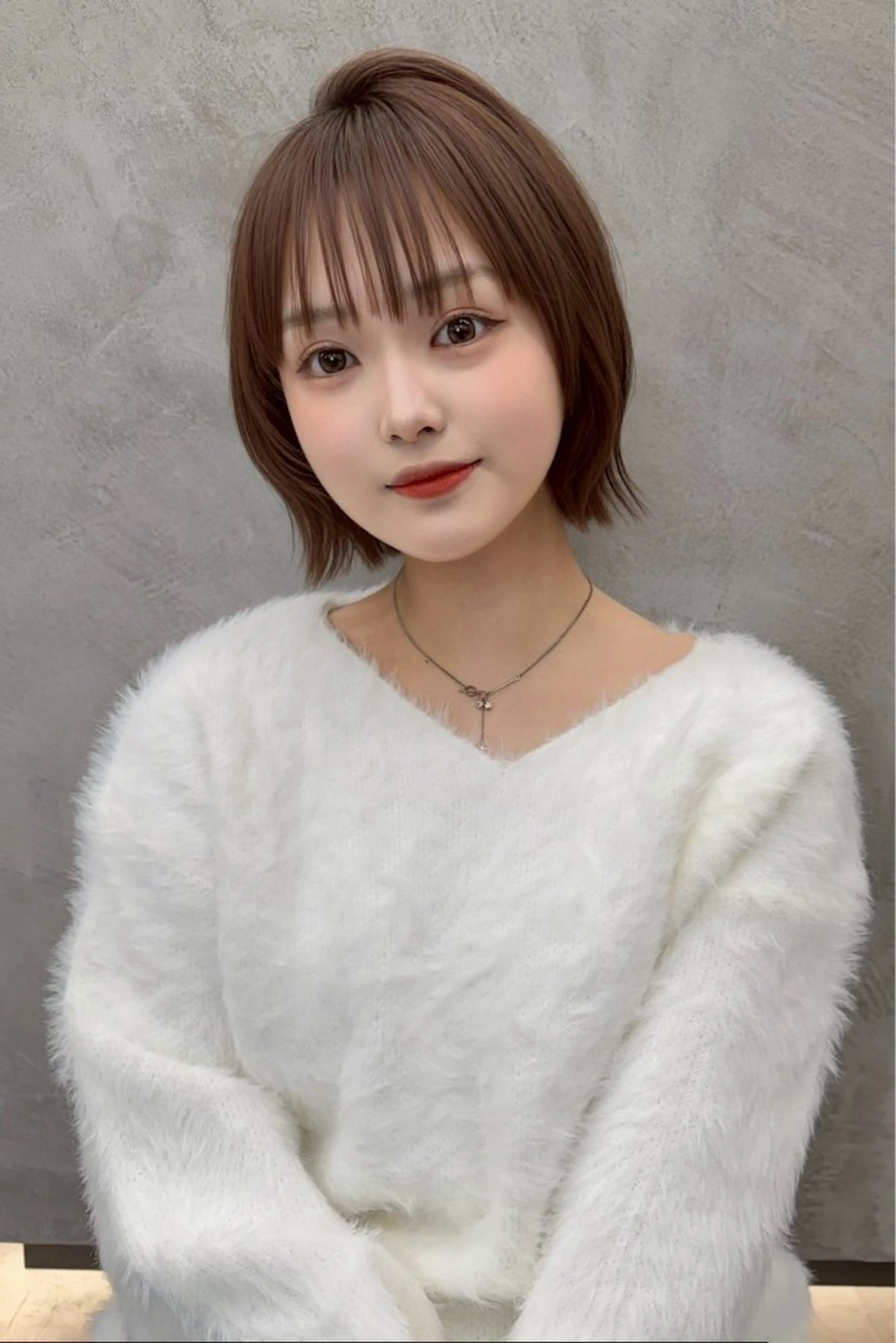 ミディアム 🩵レイヤー/ショー ト/🫧harukaのヘアスタイル