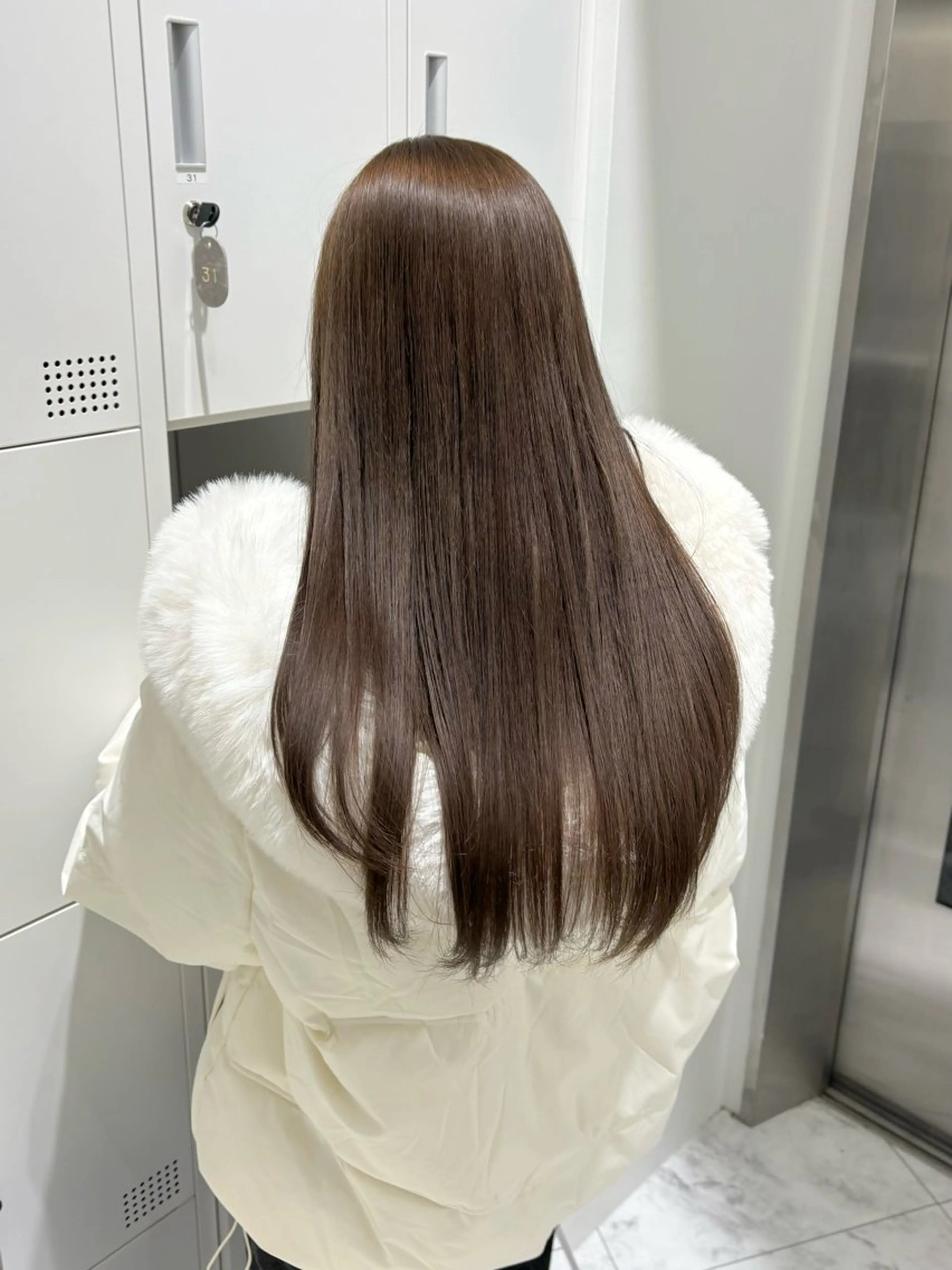 ロング カラー ベージュカラー 透明感カラー カット ヘアカラー 似合わせレイヤー/ 縮毛矯正🎀minaのヘアスタイル