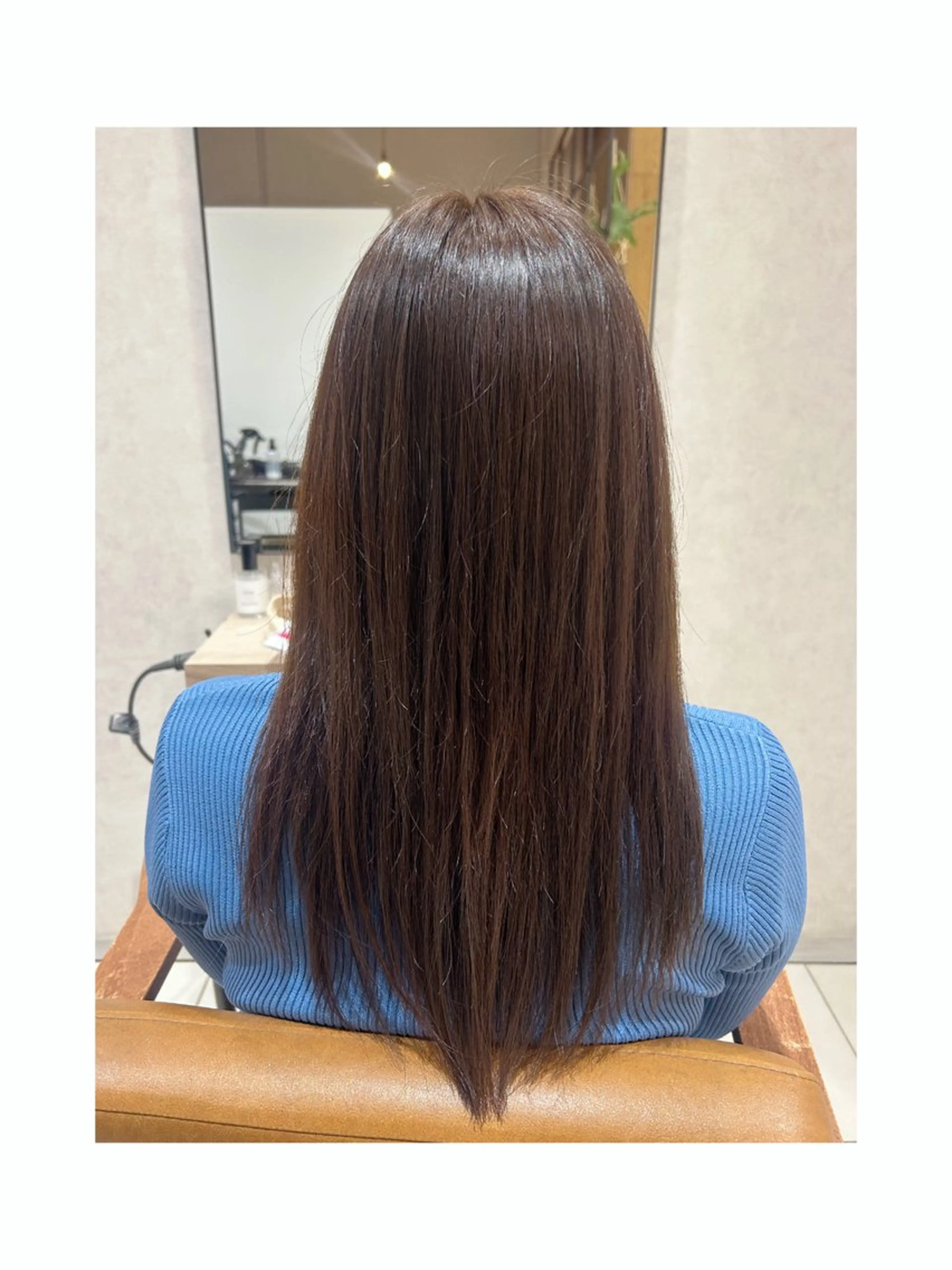 セミロング カラー 透明感＆艶カラー✨️ Honokaのヘアスタイル