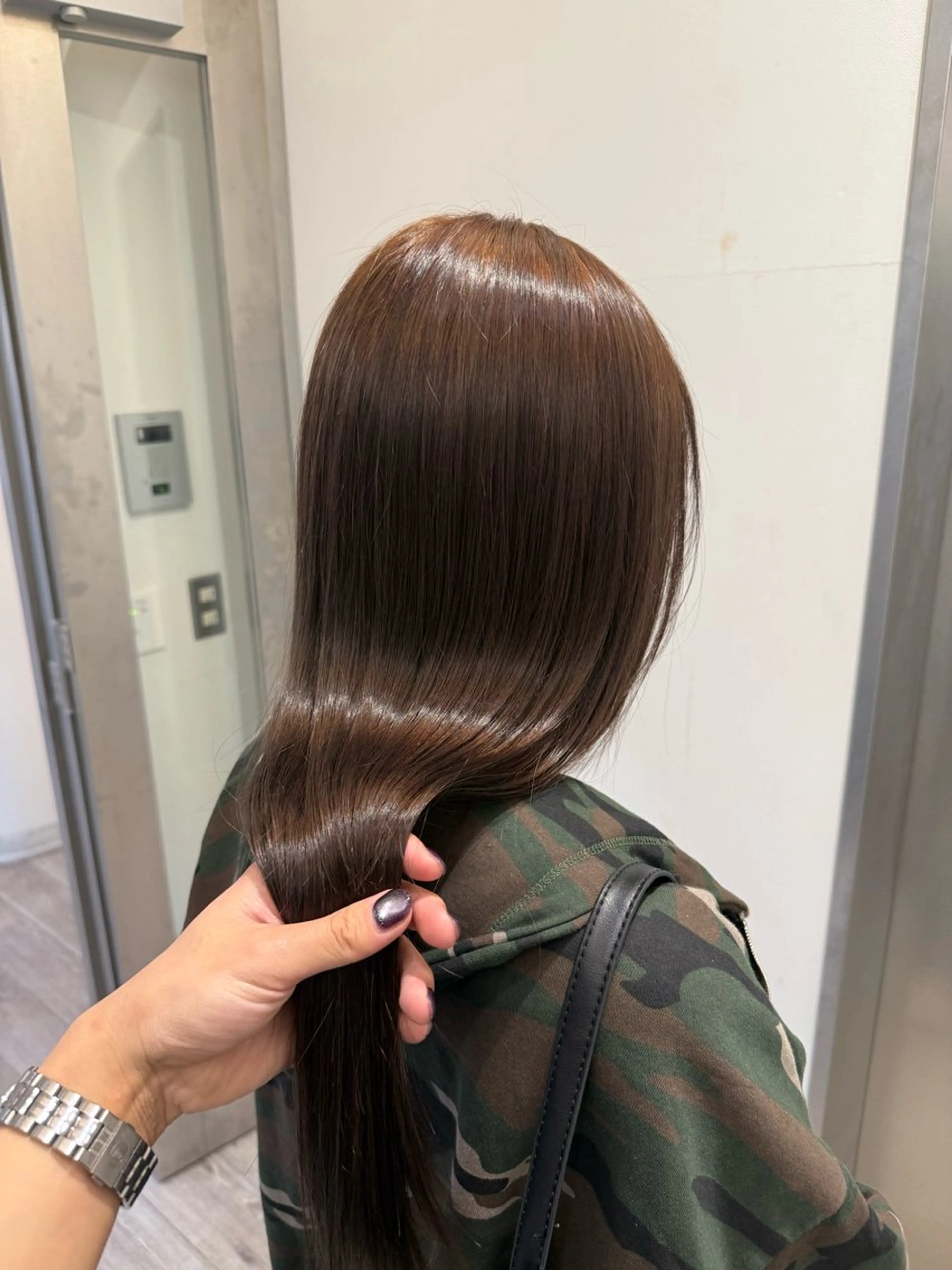 ロング カラー ヘアカラー クロギ リョウのヘアスタイル