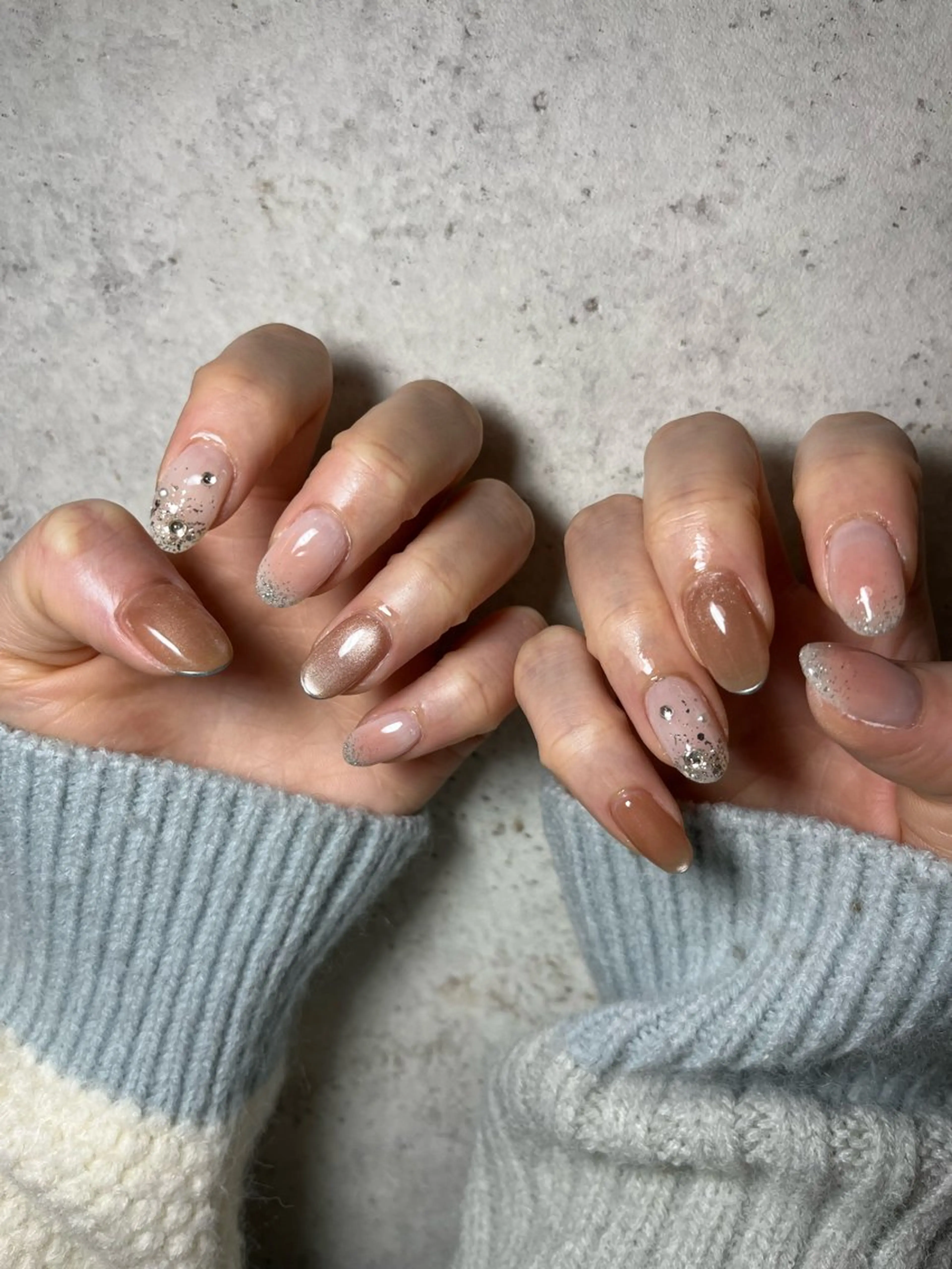 ネイル Amber21.所属・Nagahama Akariのネイルデザイン