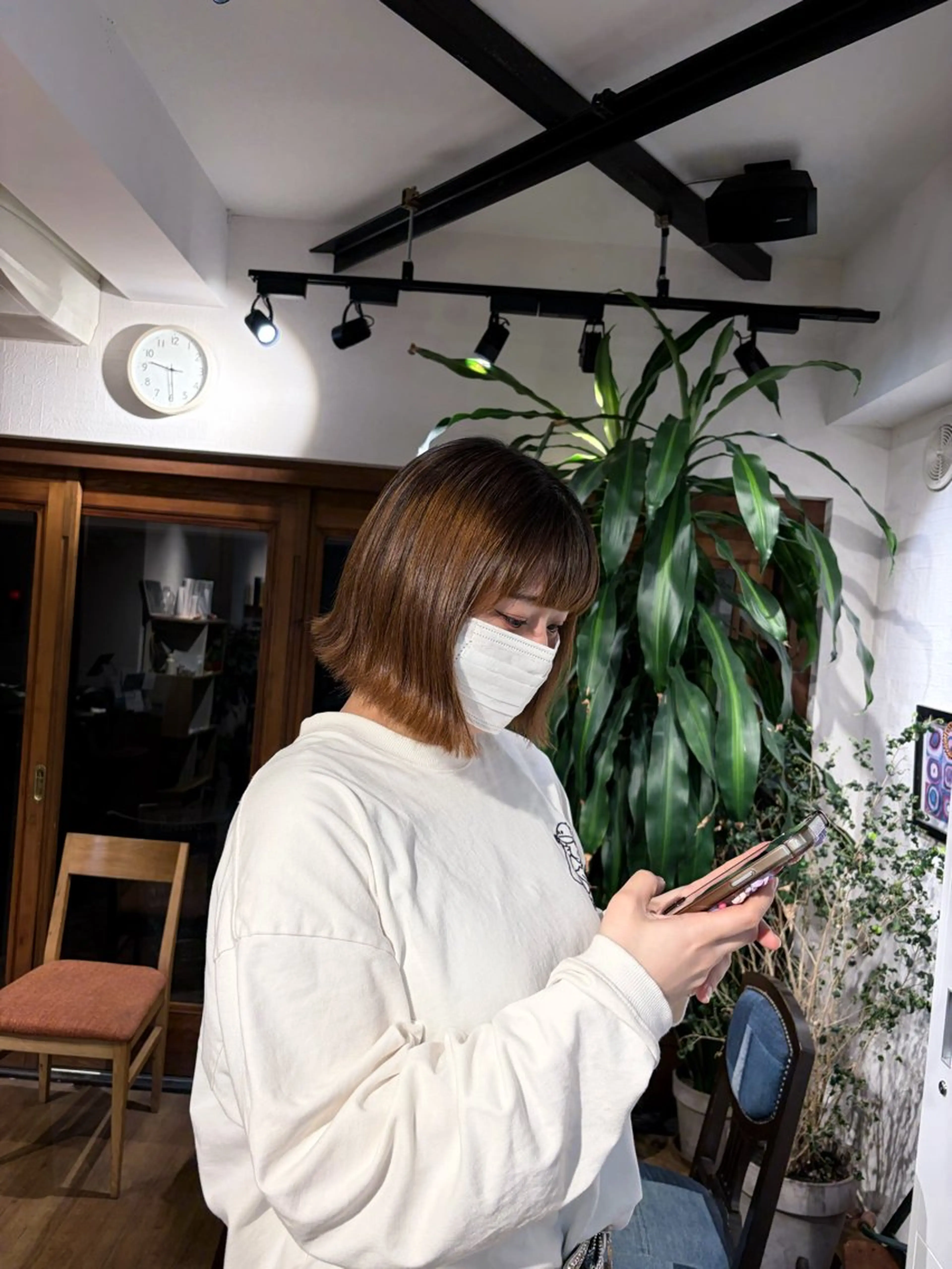 ミディアム ボブ レイヤー透明感カラー /gima🌱のヘアスタイル