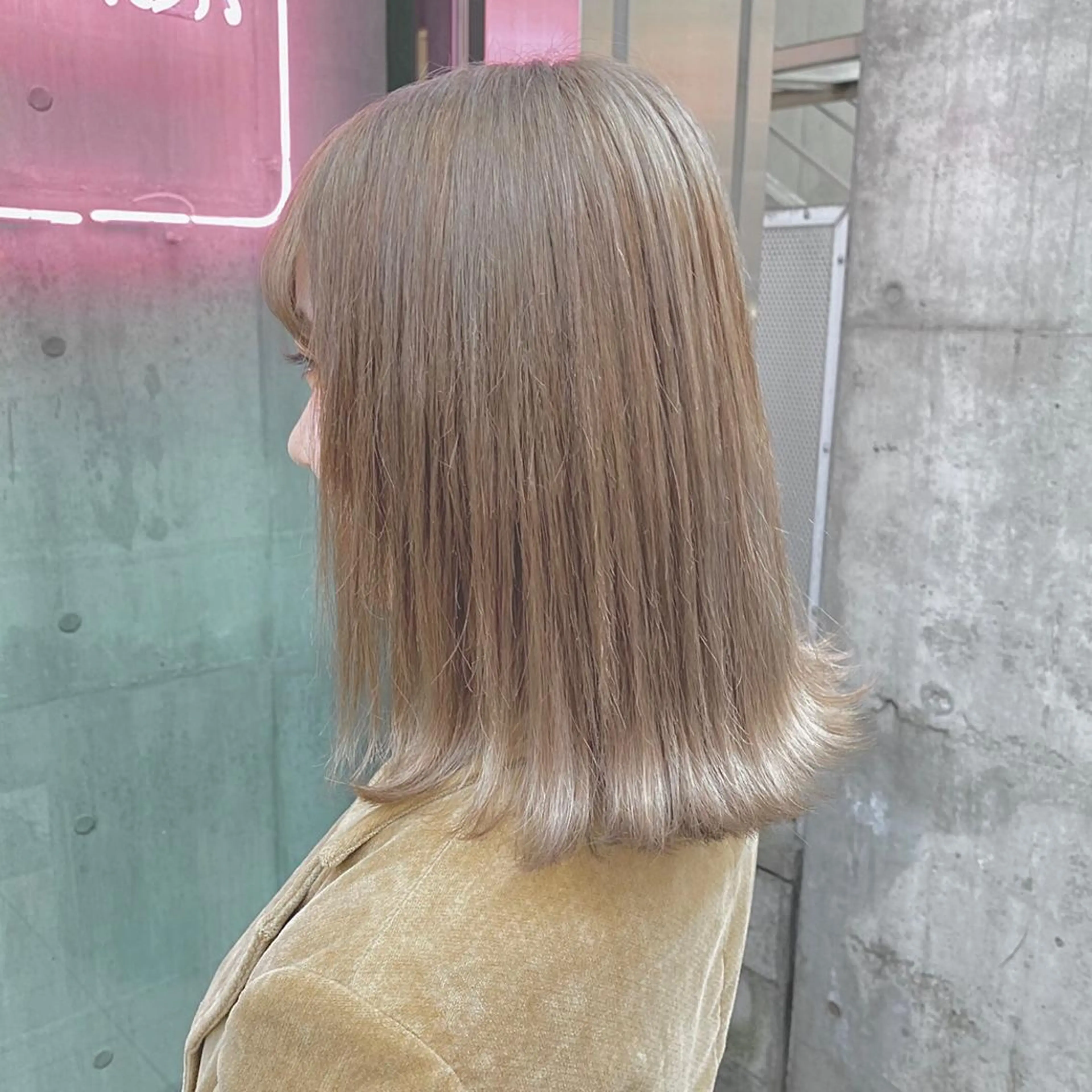 ミディアム カラー ヘアアレンジ メンズ キッズ カット ヘアカラー トリートメント ハイトーン美容師 MASATOのヘアスタイル