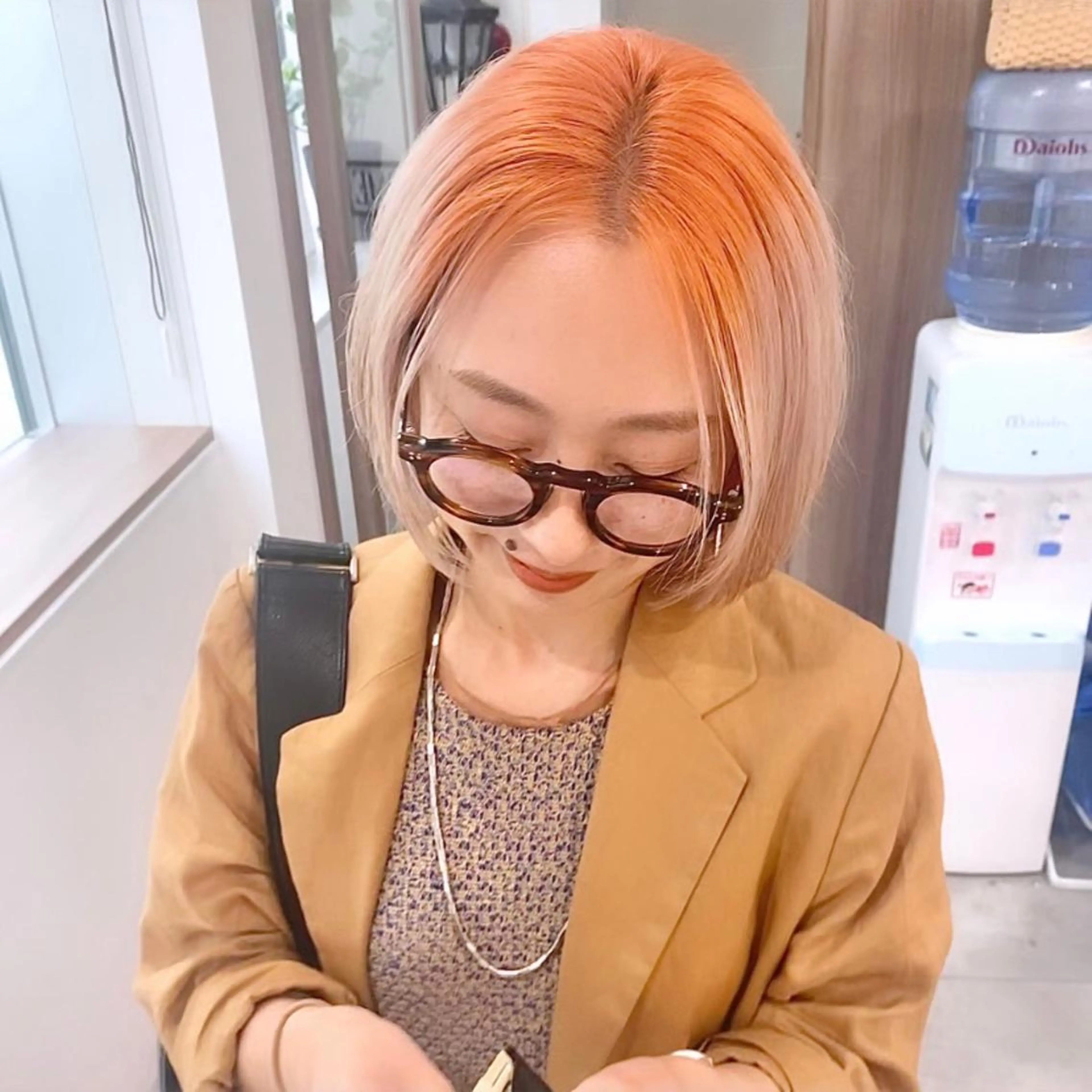 ショート カット ヘアカラー akina＊ブリーチ ♡トレンドヘアのヘアスタイル