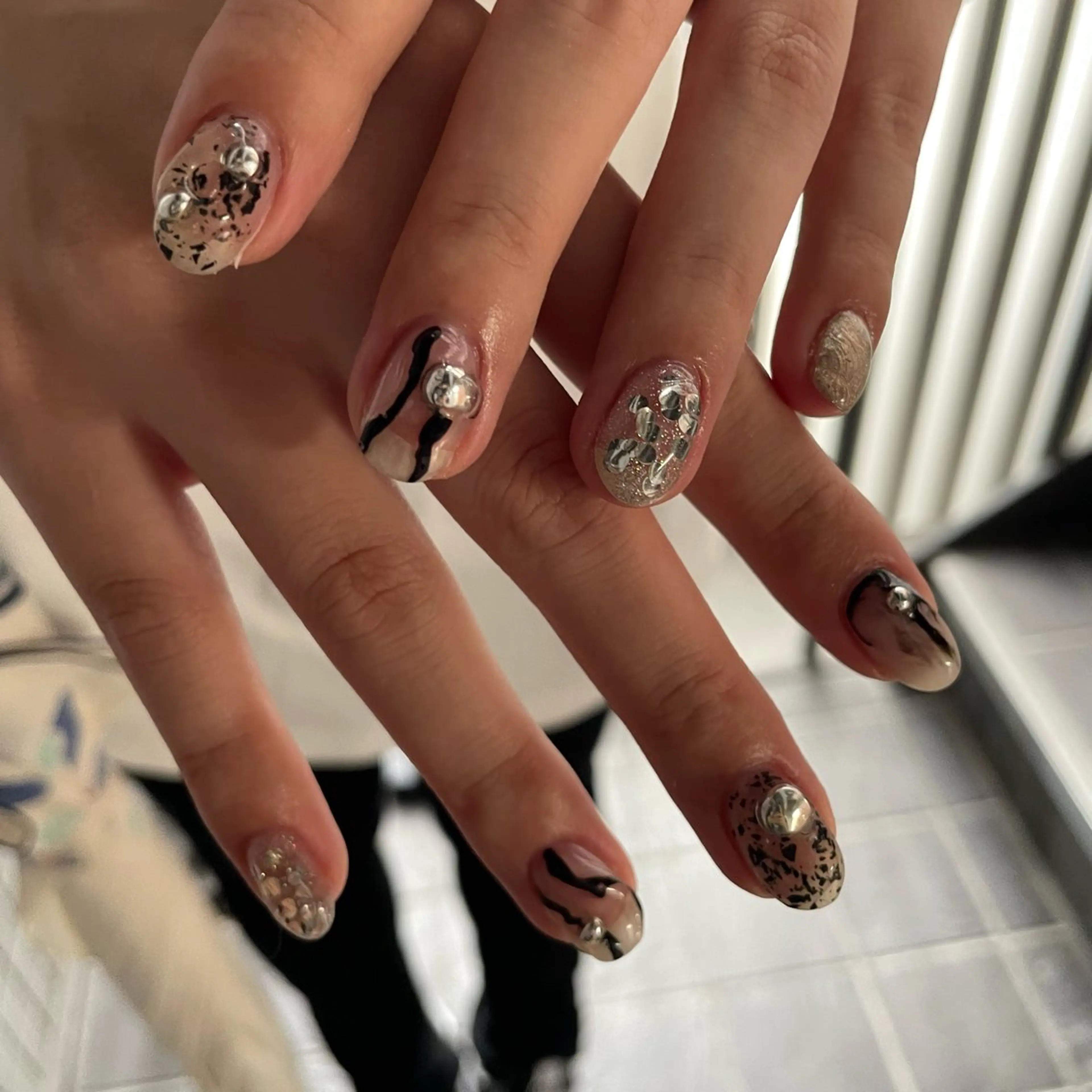 ショート ハンドネイル ひめか🫁 推し概念・個性派のネイルデザイン