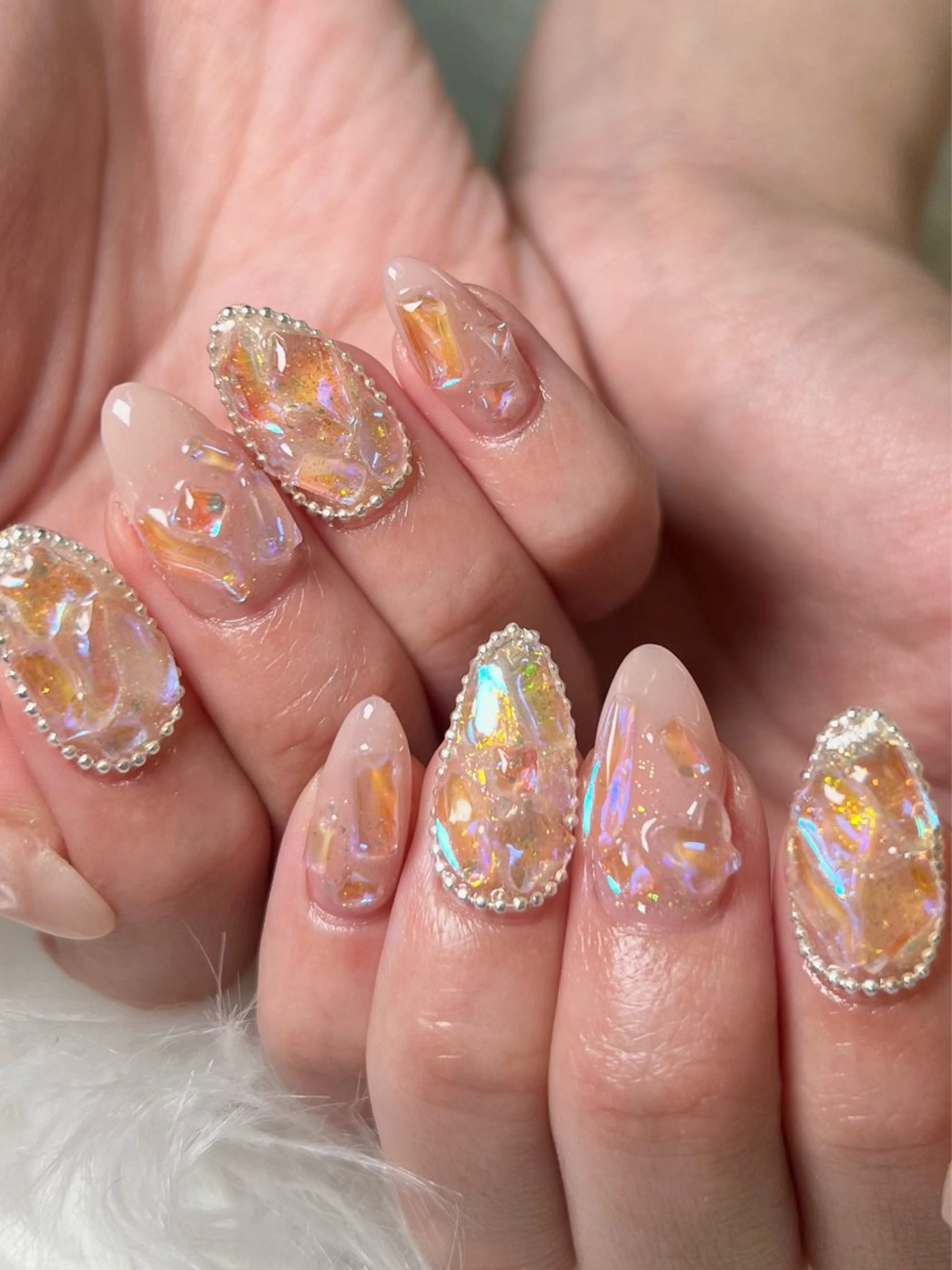 ネイル 韓国ネイル ワンホンネイル ハンドネイル byul nails ビョルネイルのネイルデザイン