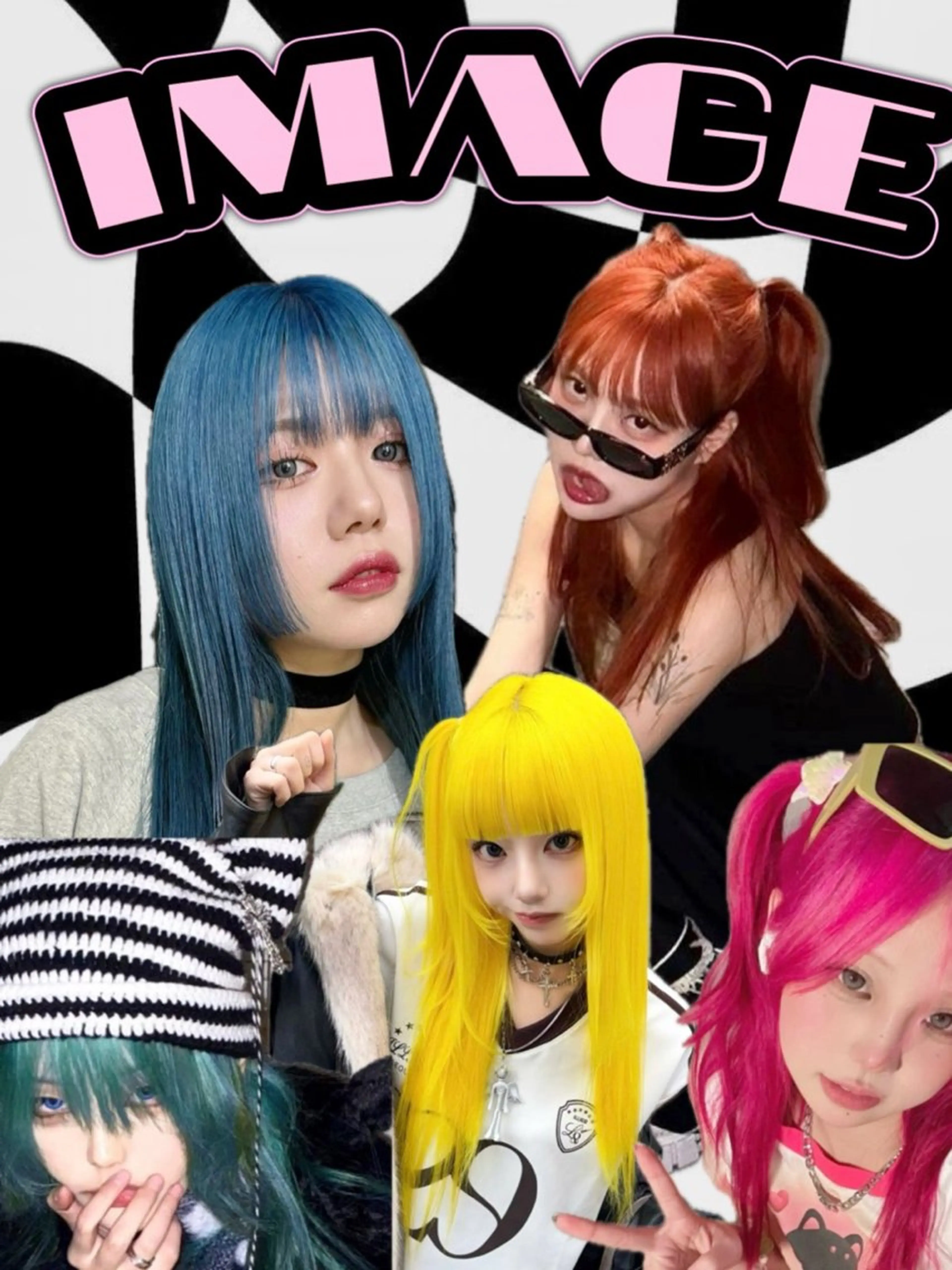 カラー ヘアカラー ブリーチ/推しカラー Hanaのヘアスタイル