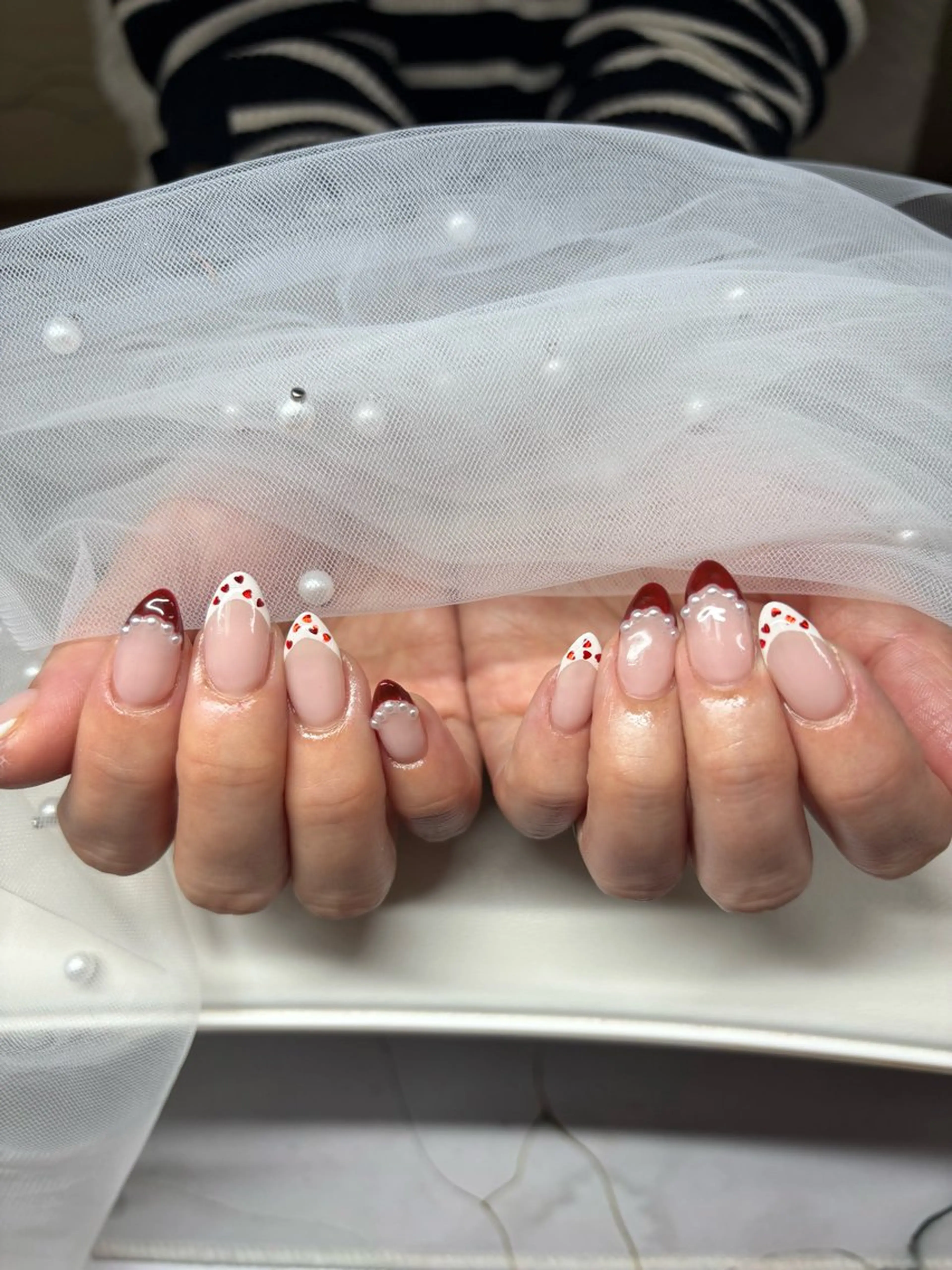 ネイル フレンチネイル 門真市ネイルサロン♡ KUMI.HANAのネイルデザイン