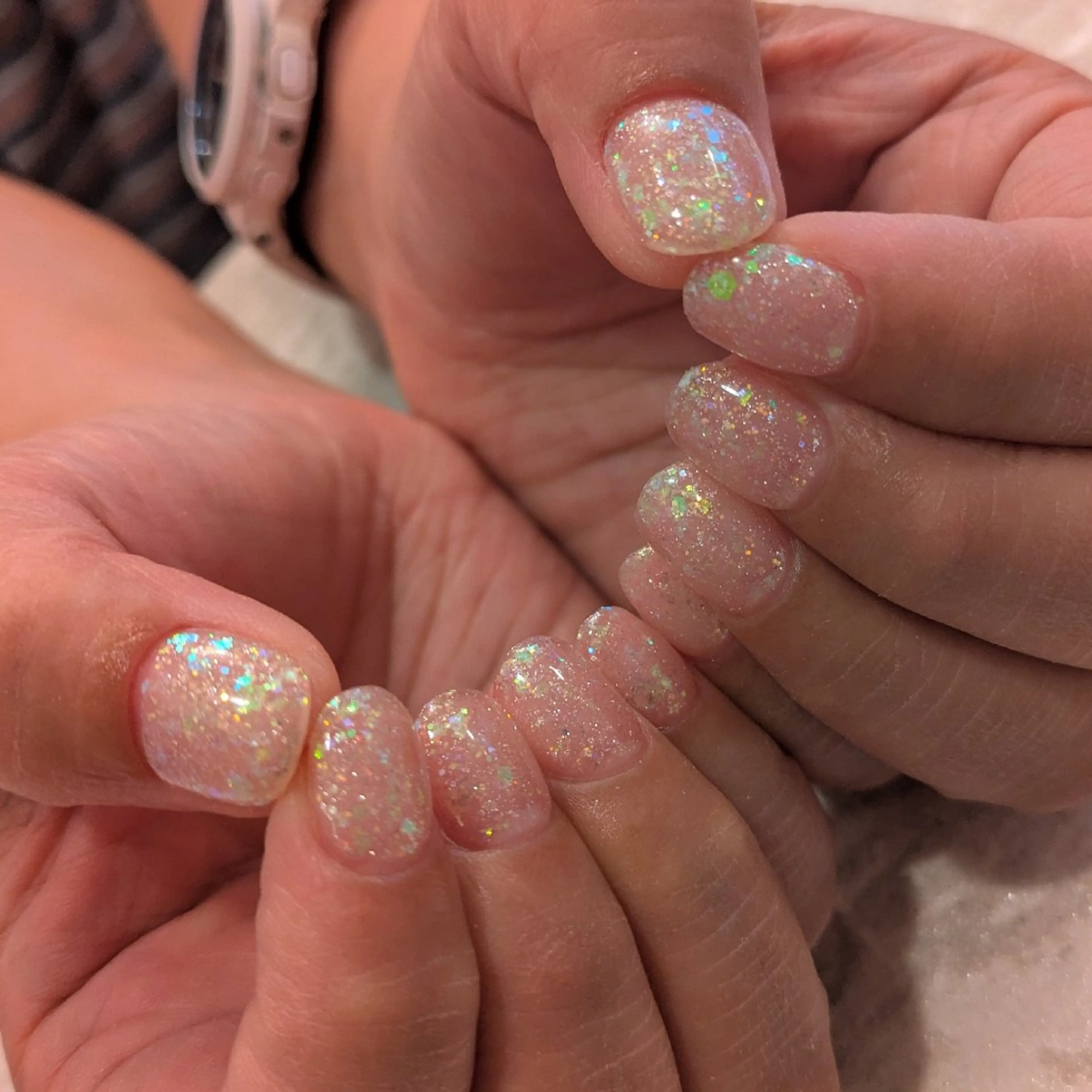 ネイル オーロラネイル ジェヌインネイル 河内のネイルデザイン