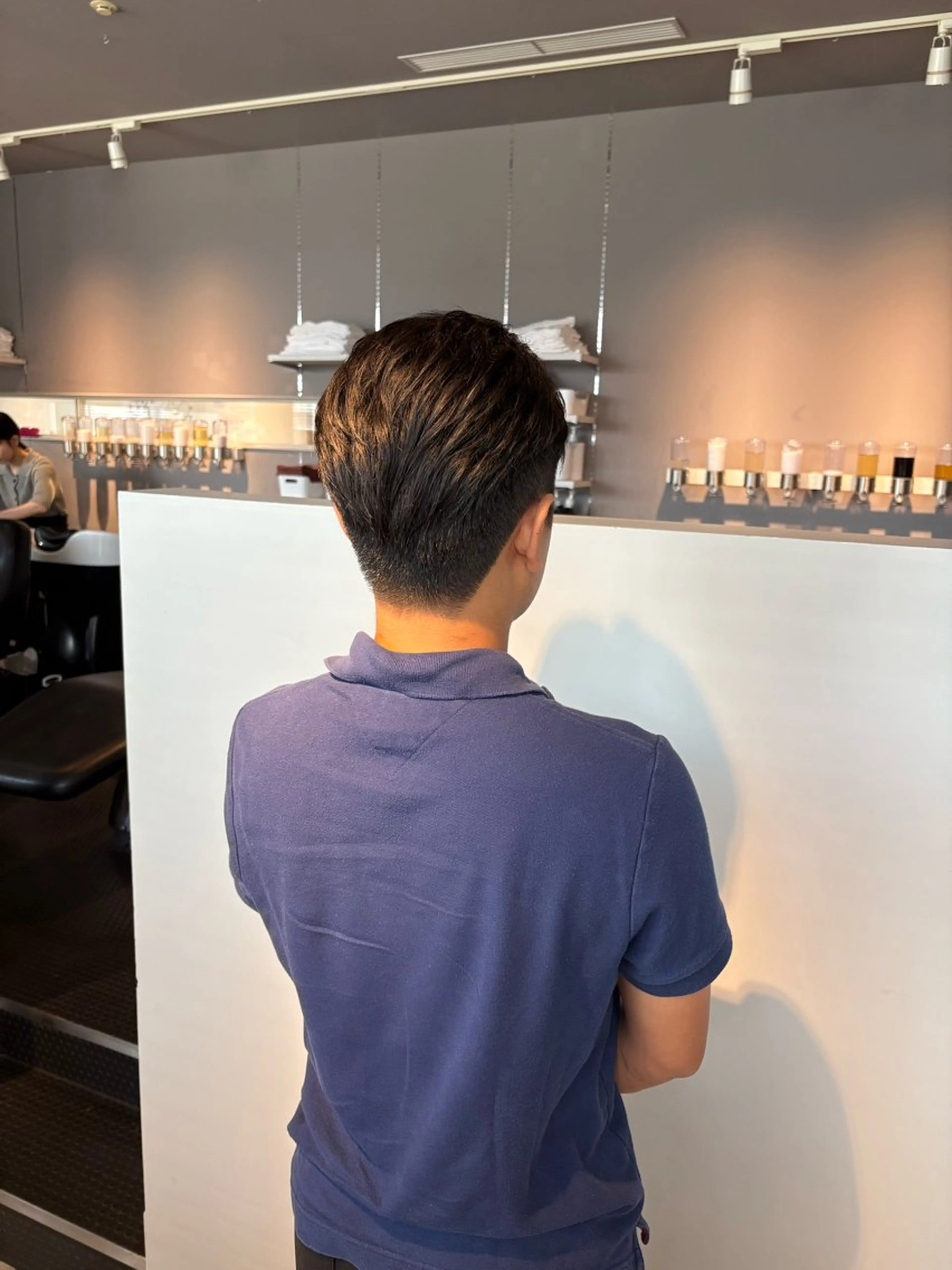 パーマ メンズ ツーブロック 枚方/ブリーチモデル /パーマモデル募集のヘアスタイル