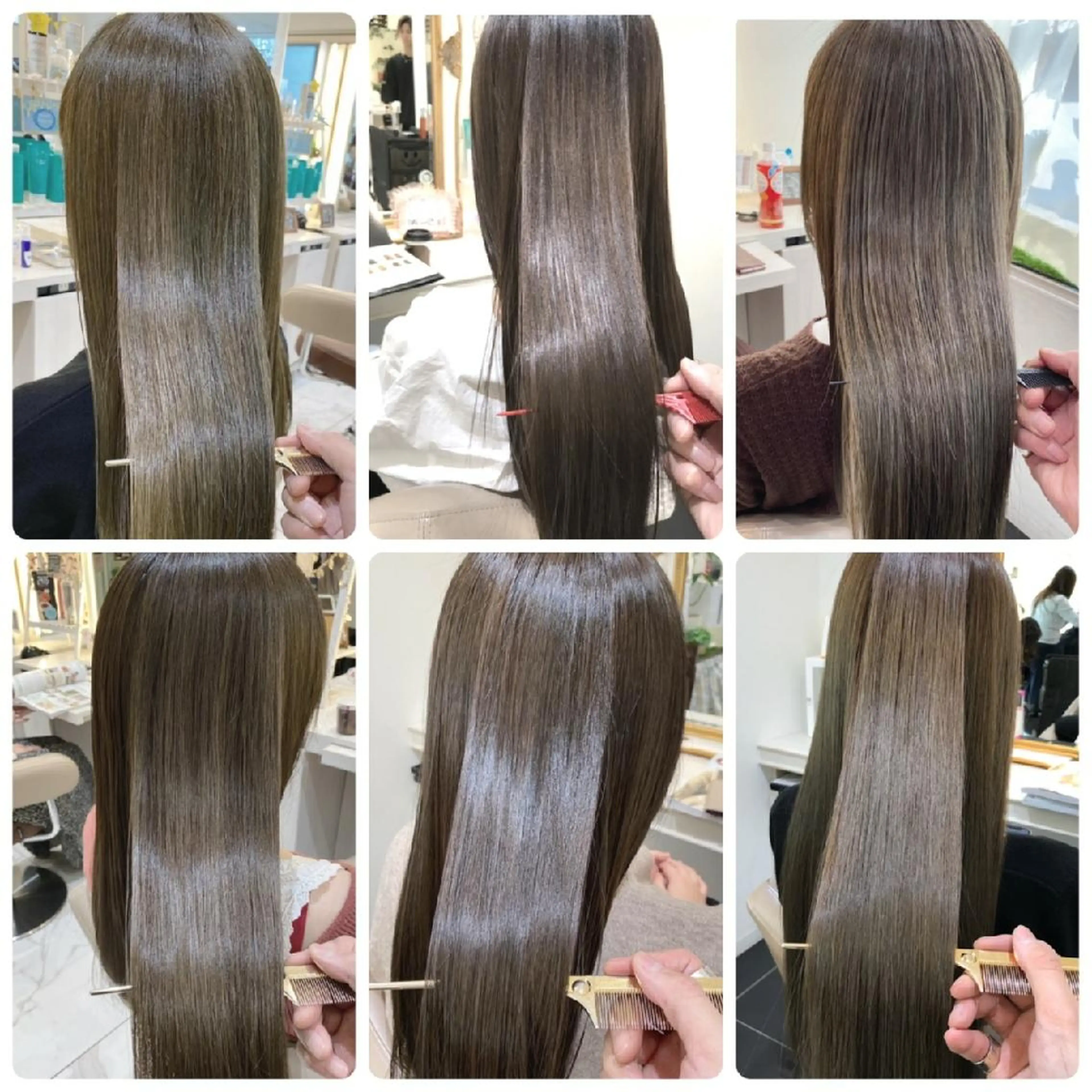 ロング カラー 髪質改善 カット ヘアカラー トリートメント ＡＳＨ大宮/ブリーチ 髪質改善/カラーのヘアスタイル