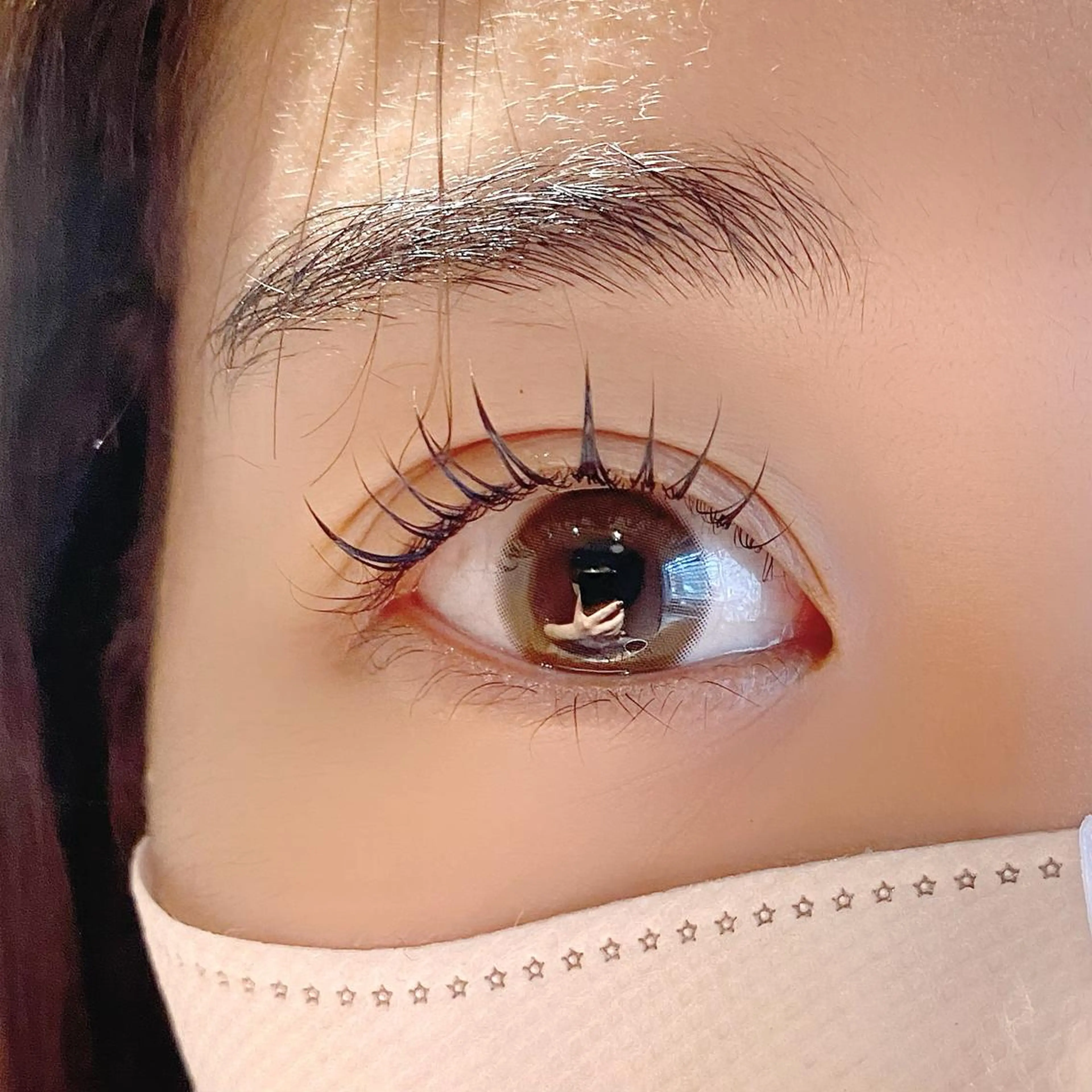 マツエク・マツパ ケラチンラッシュリフト フラットラッシュ パリジェンヌラッシュリフト 一重×まつ毛パーマ ボリュームラッシュ マツパ 束感パリジェンヌ上下 恵比寿ayakaのマツエク・マツパデザイン