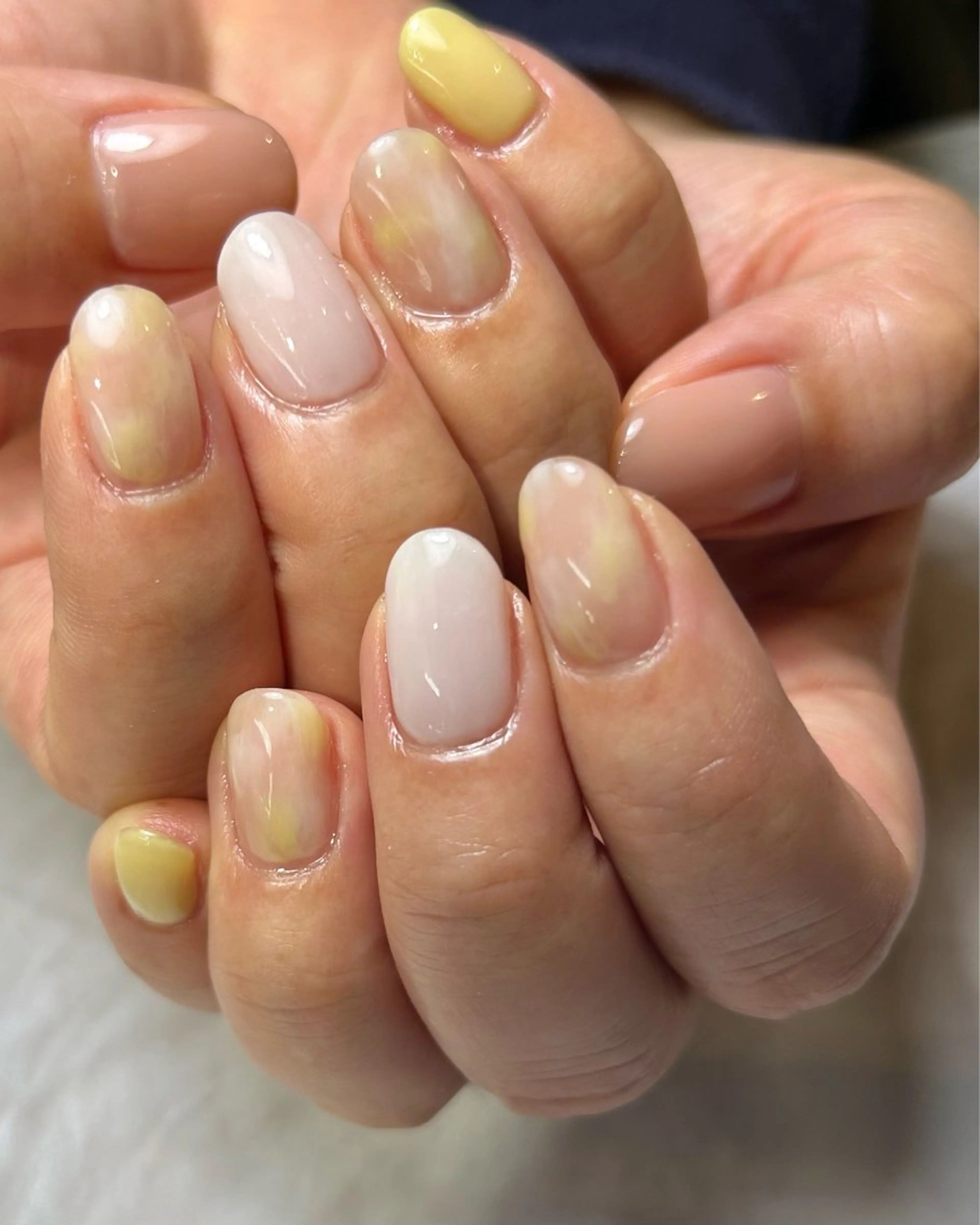 ネイル ニュアンスネイル ハンドネイル Reflection marikoのネイルデザイン