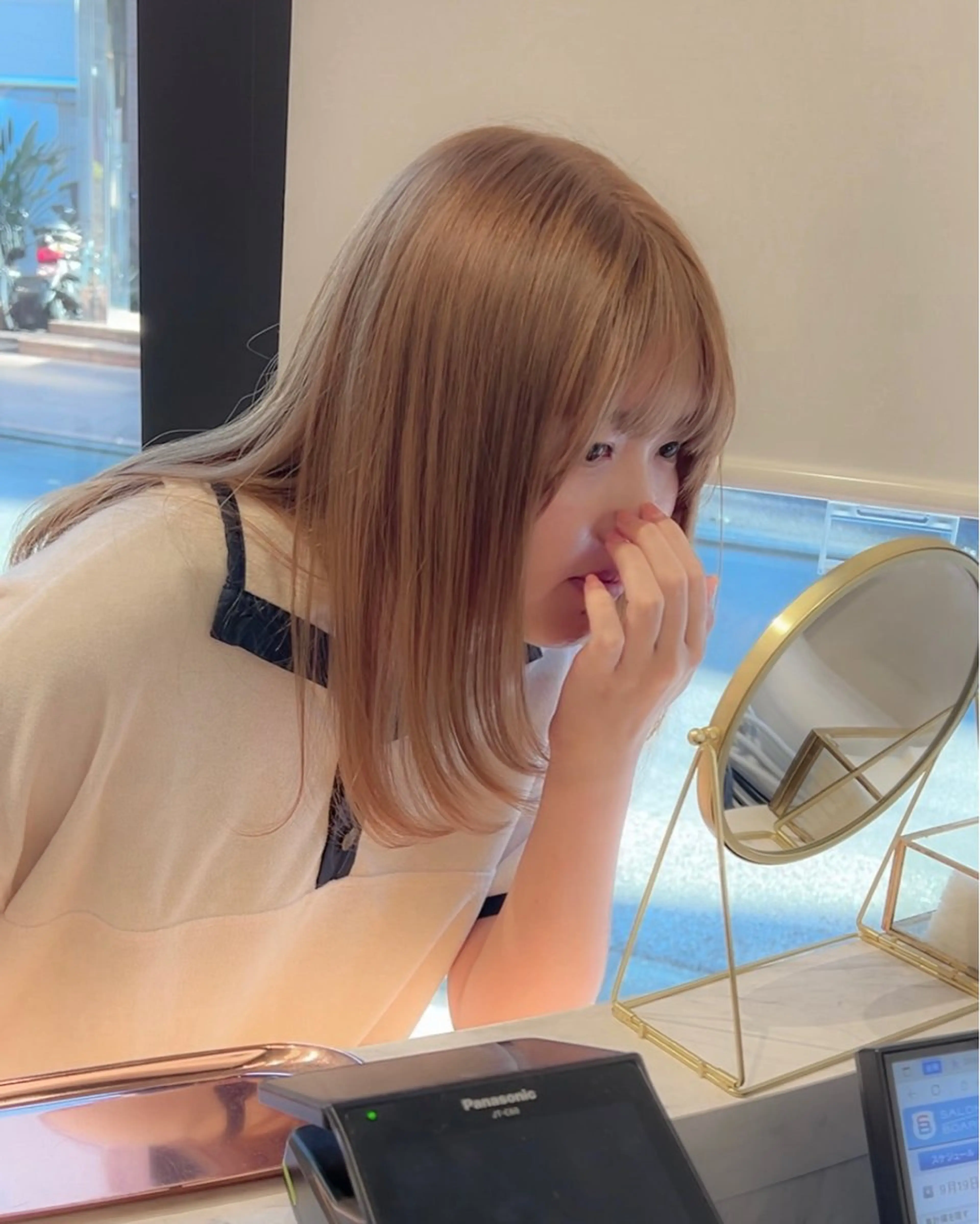 【❣️ミニモ限定価格❣️】全体ブリーチ＋1stepトリートメント（ケアブリーチに変更可能🉑）の写真