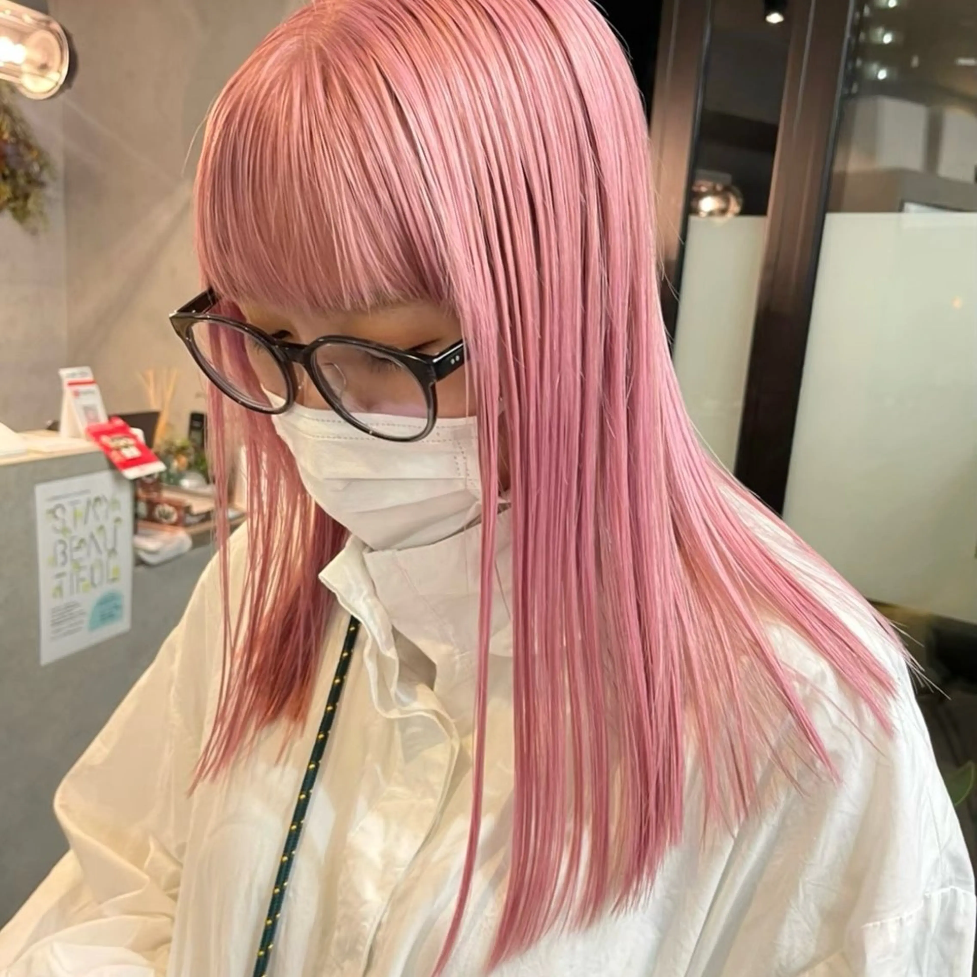 【ケアブリーチ＋髪質改善トリートメント】施術でのダメージをしっかりカット♩の写真