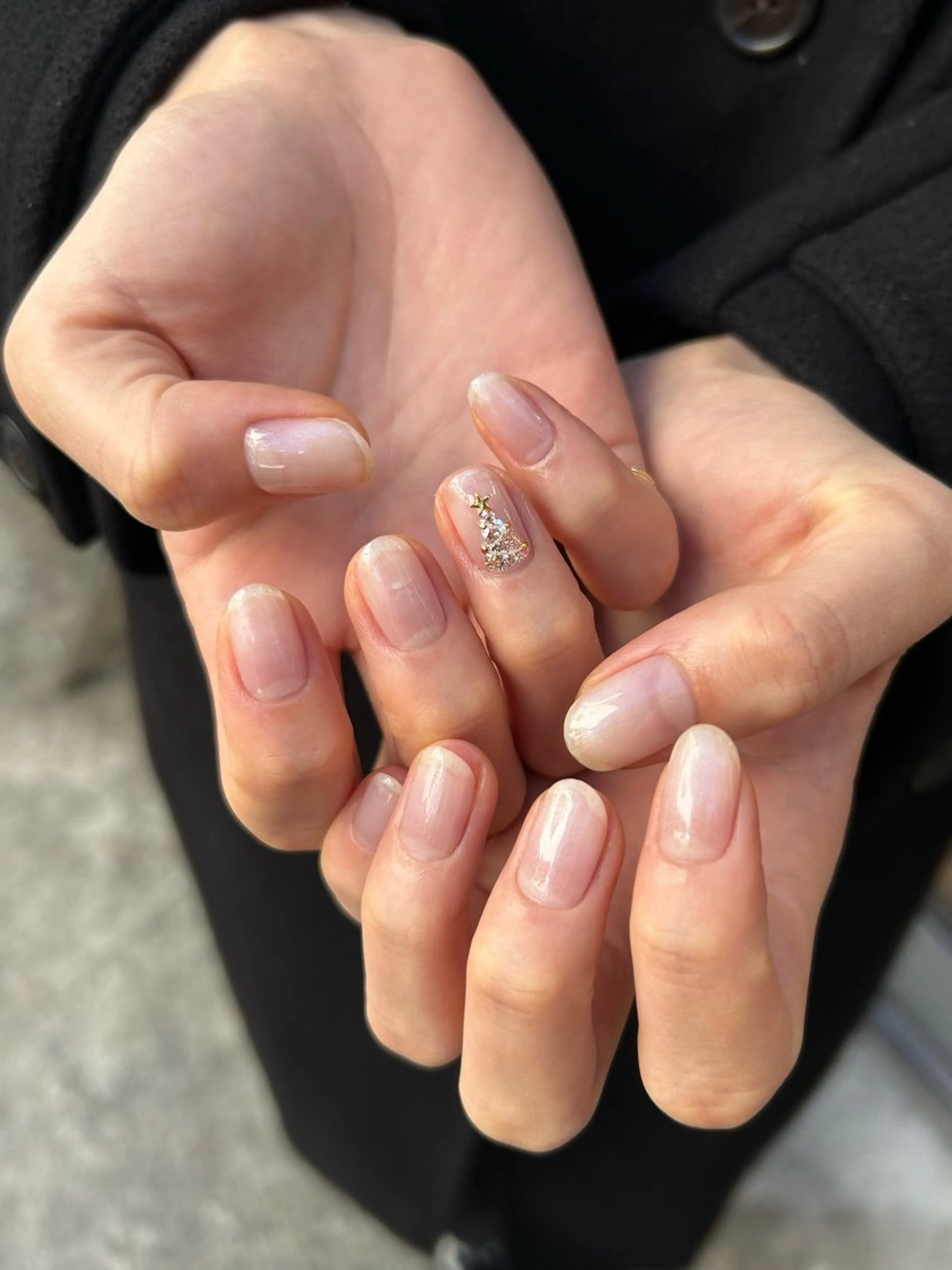 ネイル Yumiシンプル 広尾→銀座のネイルデザイン