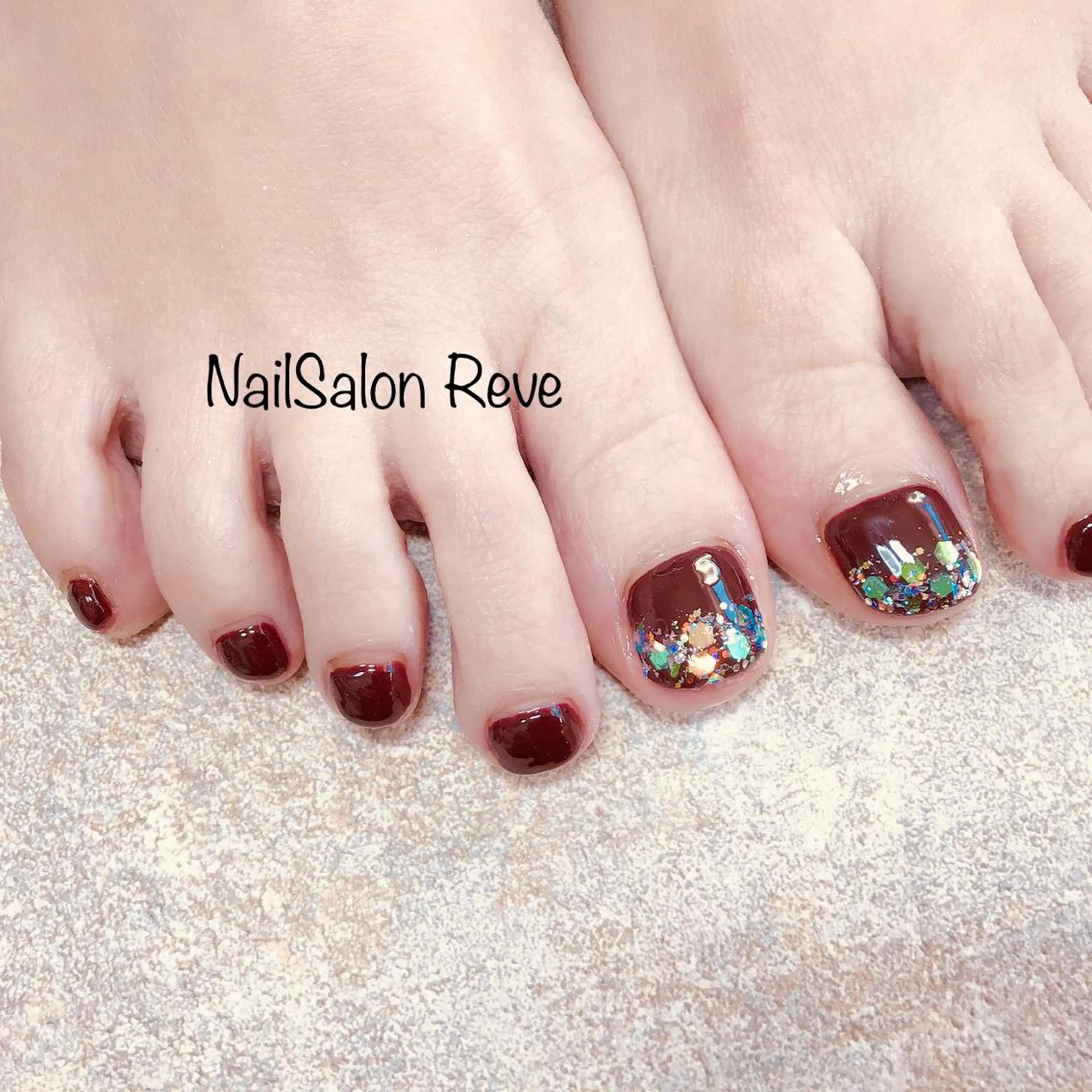 ネイル アートネイル フットネイル フットネイル NailSalon   Reve（ネイルサロン レーヴ）所属・NailSalon Reveのネイルデザイン